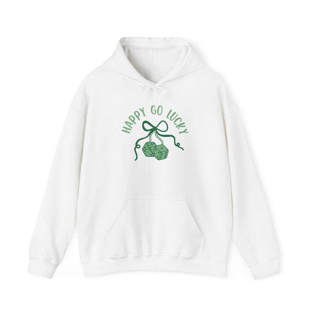 Bold streetwear-style men’s hoodie with large front logo, hanging on a rack—perfect for trendy winter outfits in 2025.