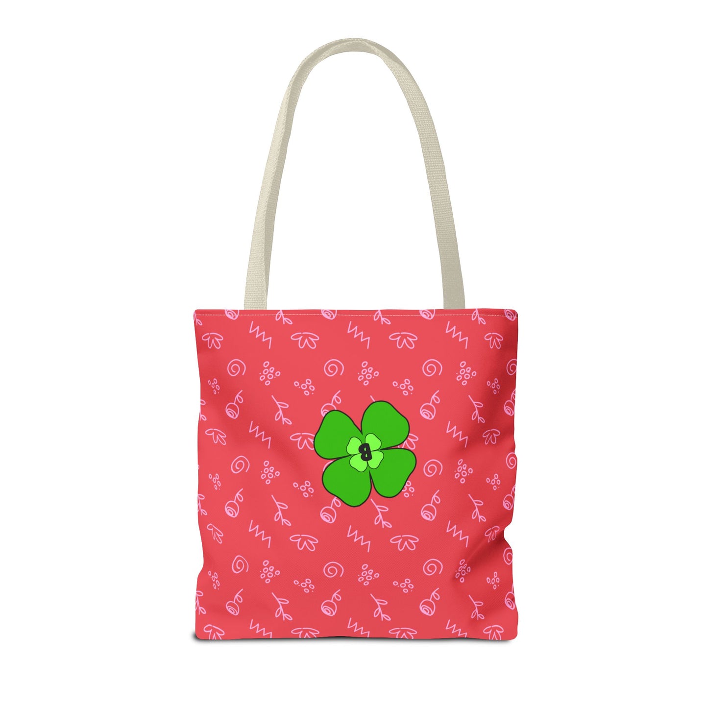 Bright Floral Tote Bag - Eco-Friendly Shopping & Beach Companion