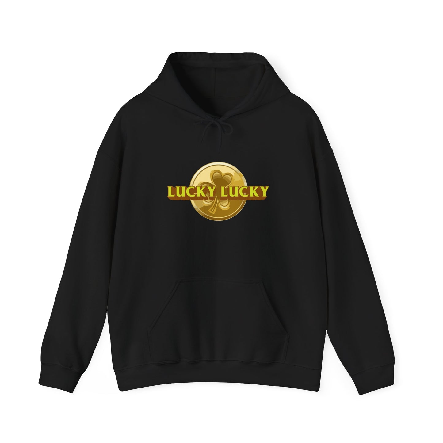 Lucky Lucky Unisex Heavy Blend™ Hooded Sweatshirt - Perfect for Cozy Celebrations