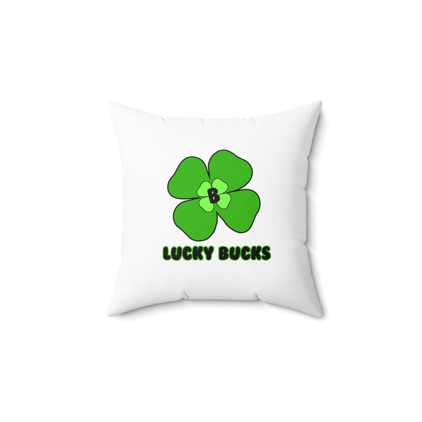 Lucky Baaz Spun Polyester Square Pillow