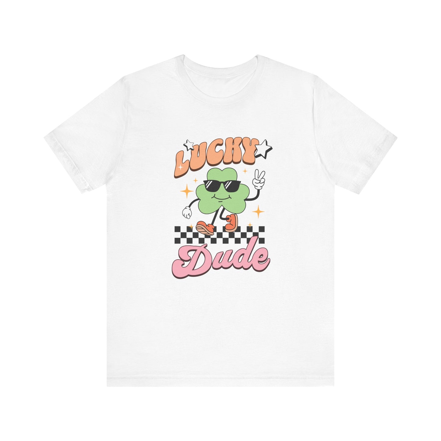 Lucky Dad Unisex Jersey Short Sleeve Tee