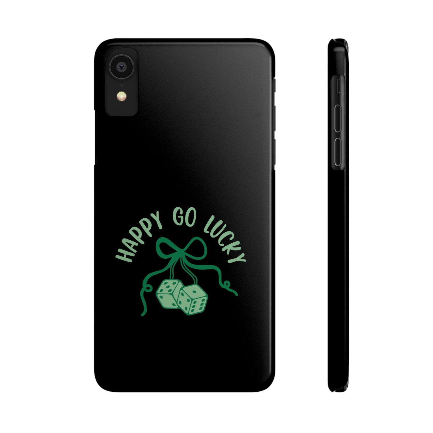 Happy Go Lucky Slim Phone Cases