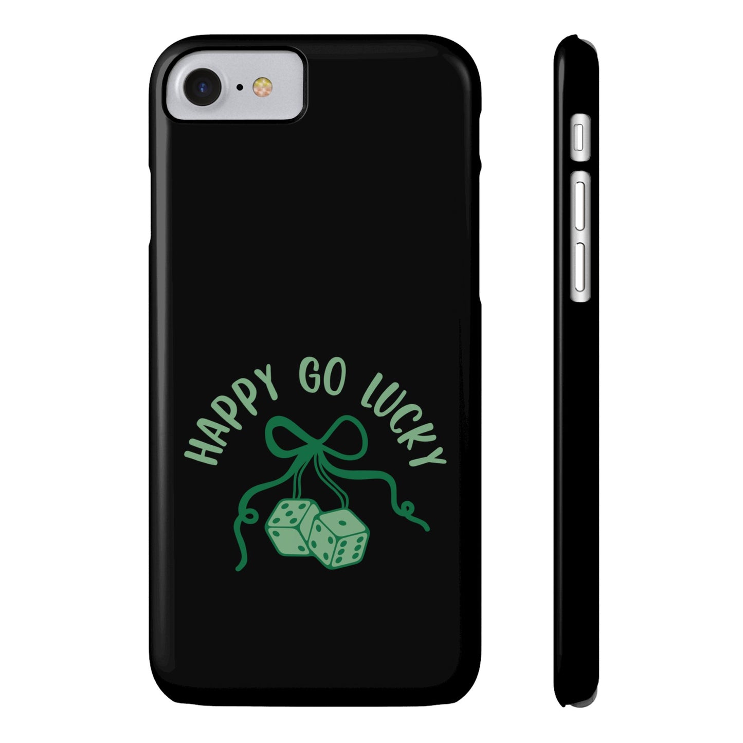 Happy Go Lucky Slim Phone Cases