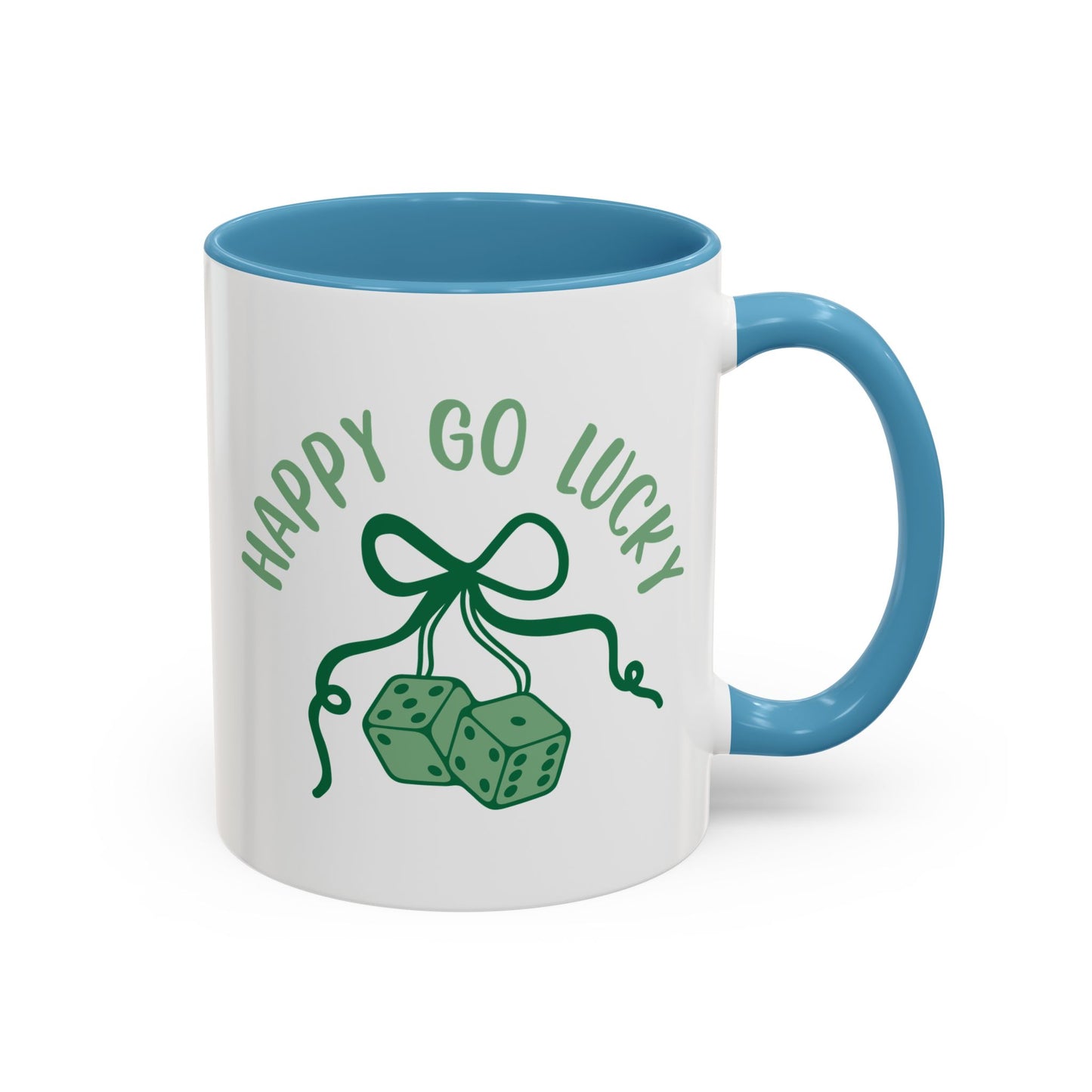 Happy Go Lucky Accent Coffee Mug