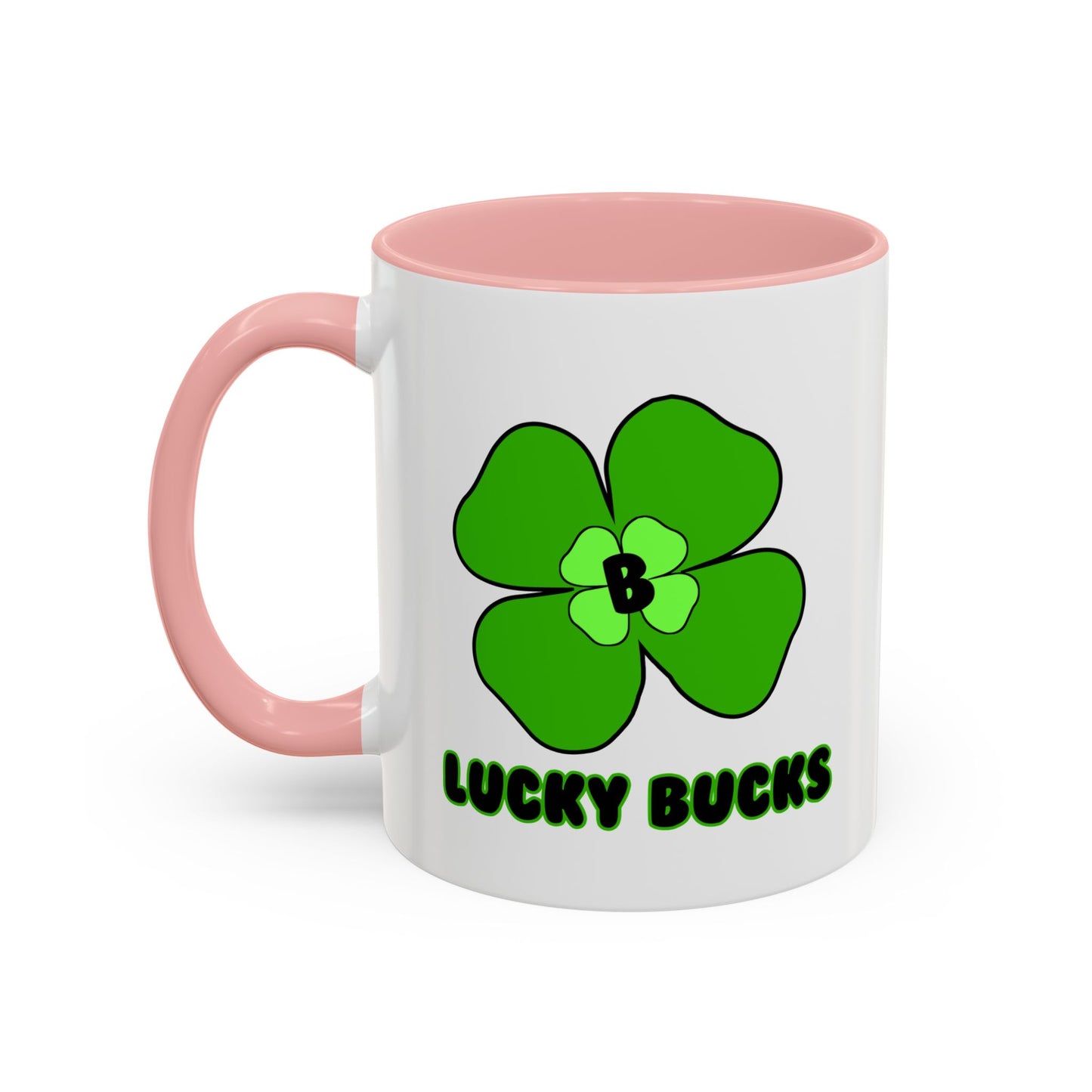Lucky Bucks Accent Coffee Mug