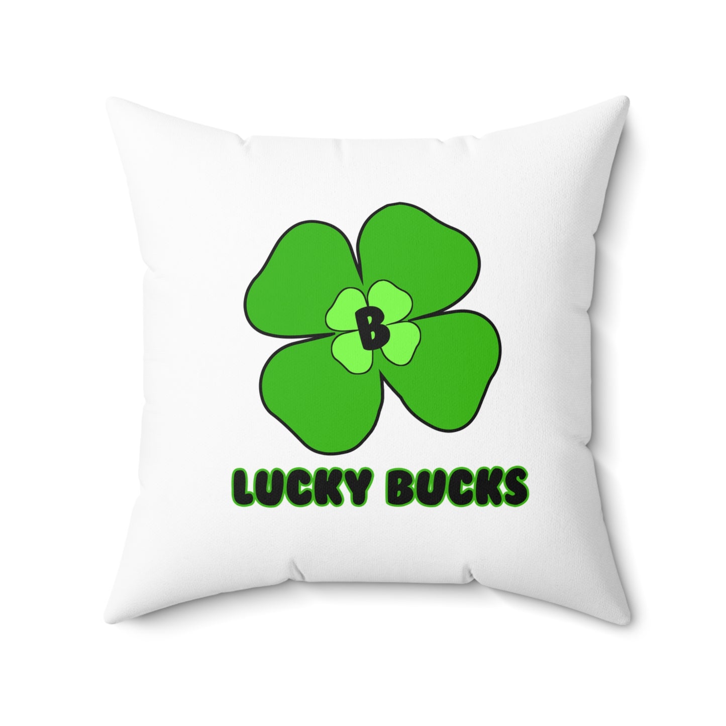 Lucky Baaz Spun Polyester Square Pillow