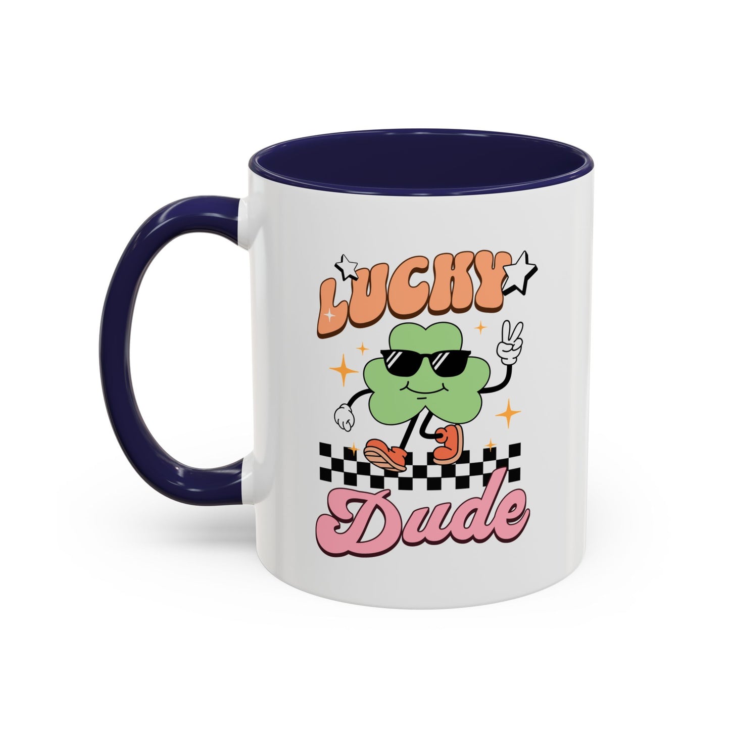 Lucky Dude Accent Coffee Mug
