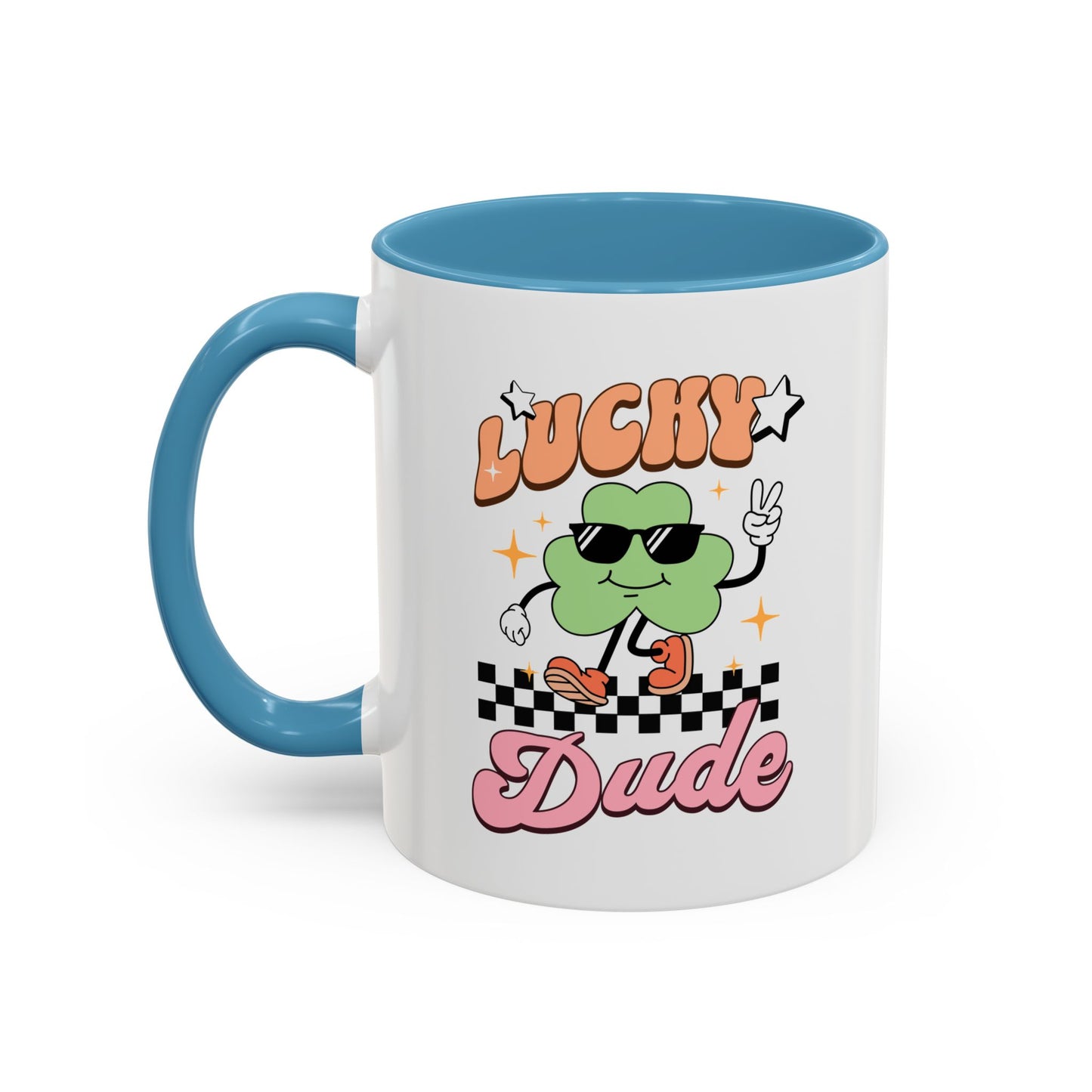 Lucky Dude Accent Coffee Mug