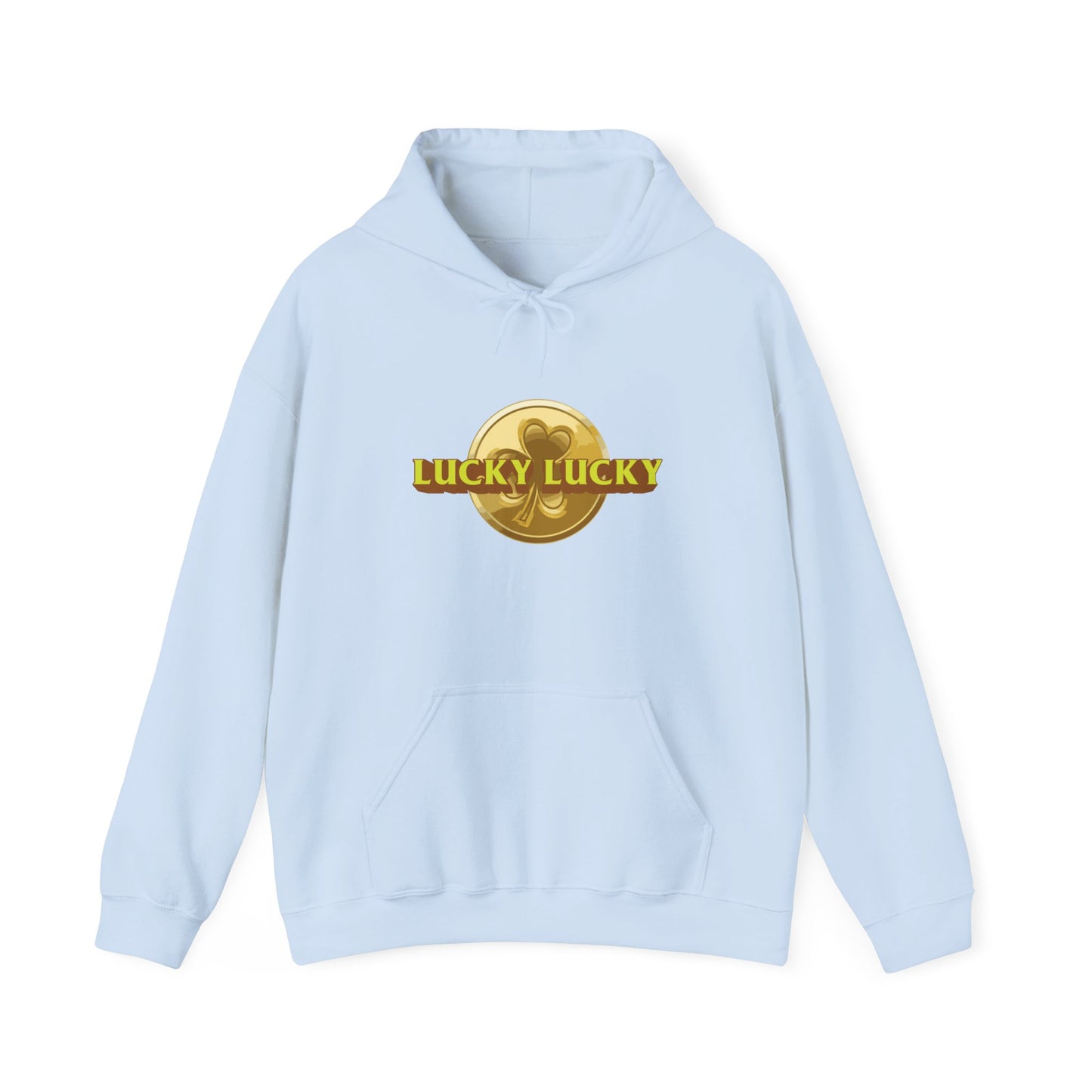 Lucky Lucky Unisex Heavy Blend™ Hooded Sweatshirt - Perfect for Cozy Celebrations