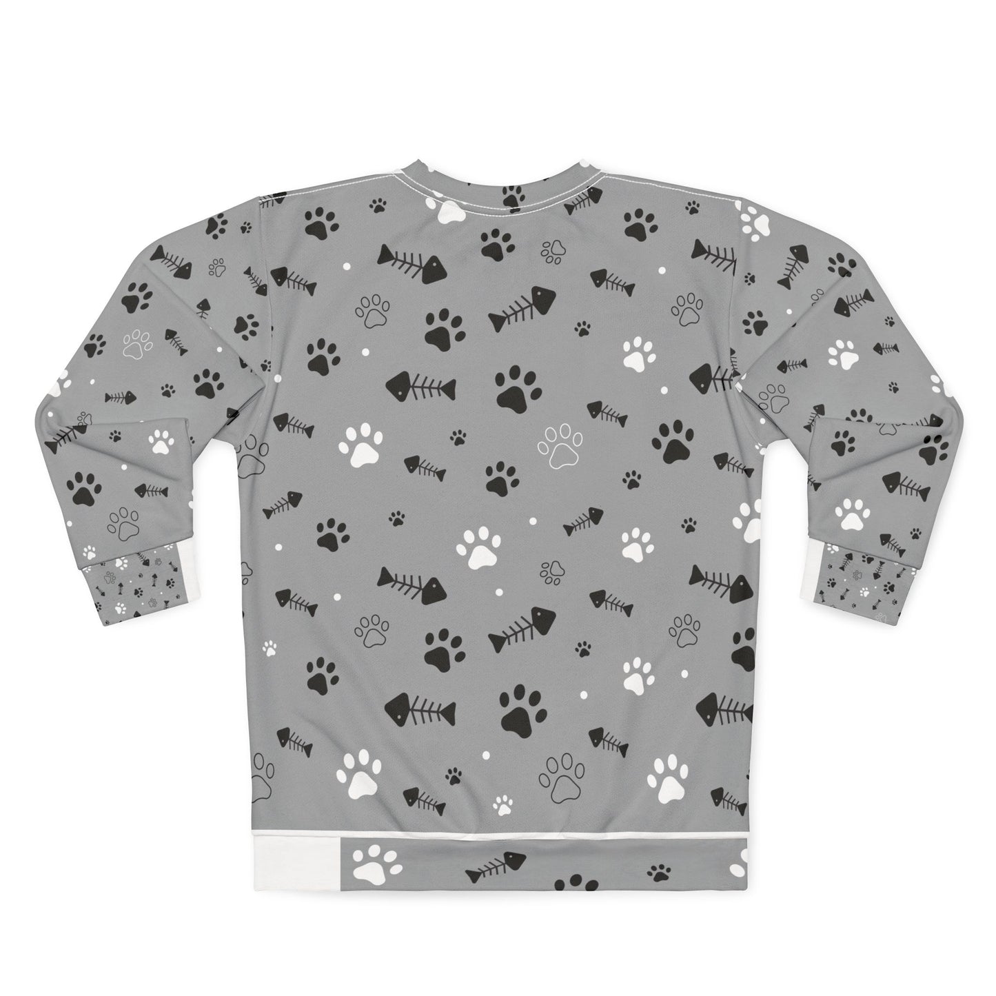 Paw Print Unisex Sweatshirt - Cozy Animal Lover Gift