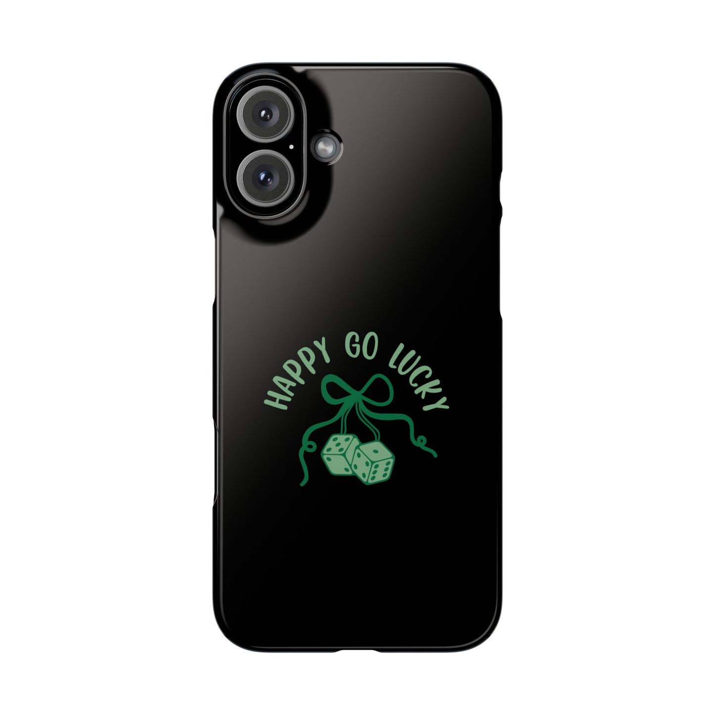Happy Go Lucky Slim Phone Cases