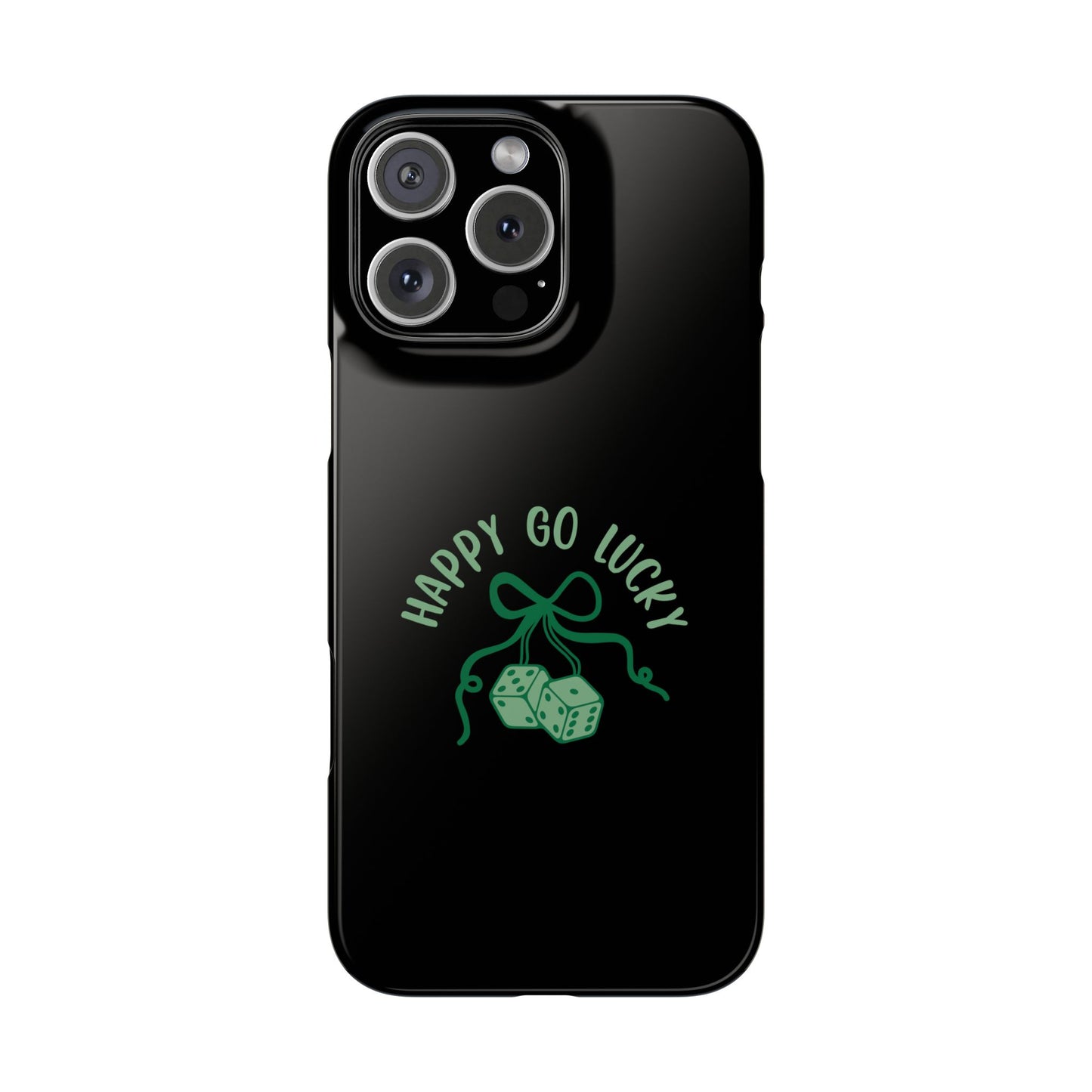 Happy Go Lucky Slim Phone Cases