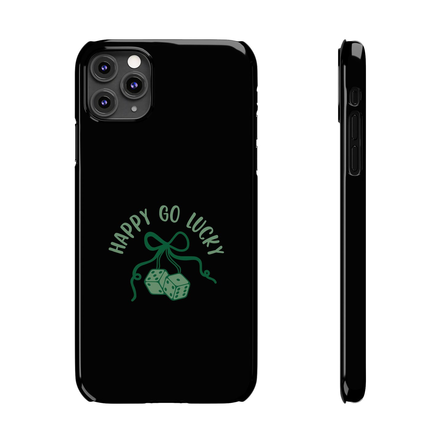 Happy Go Lucky Slim Phone Cases