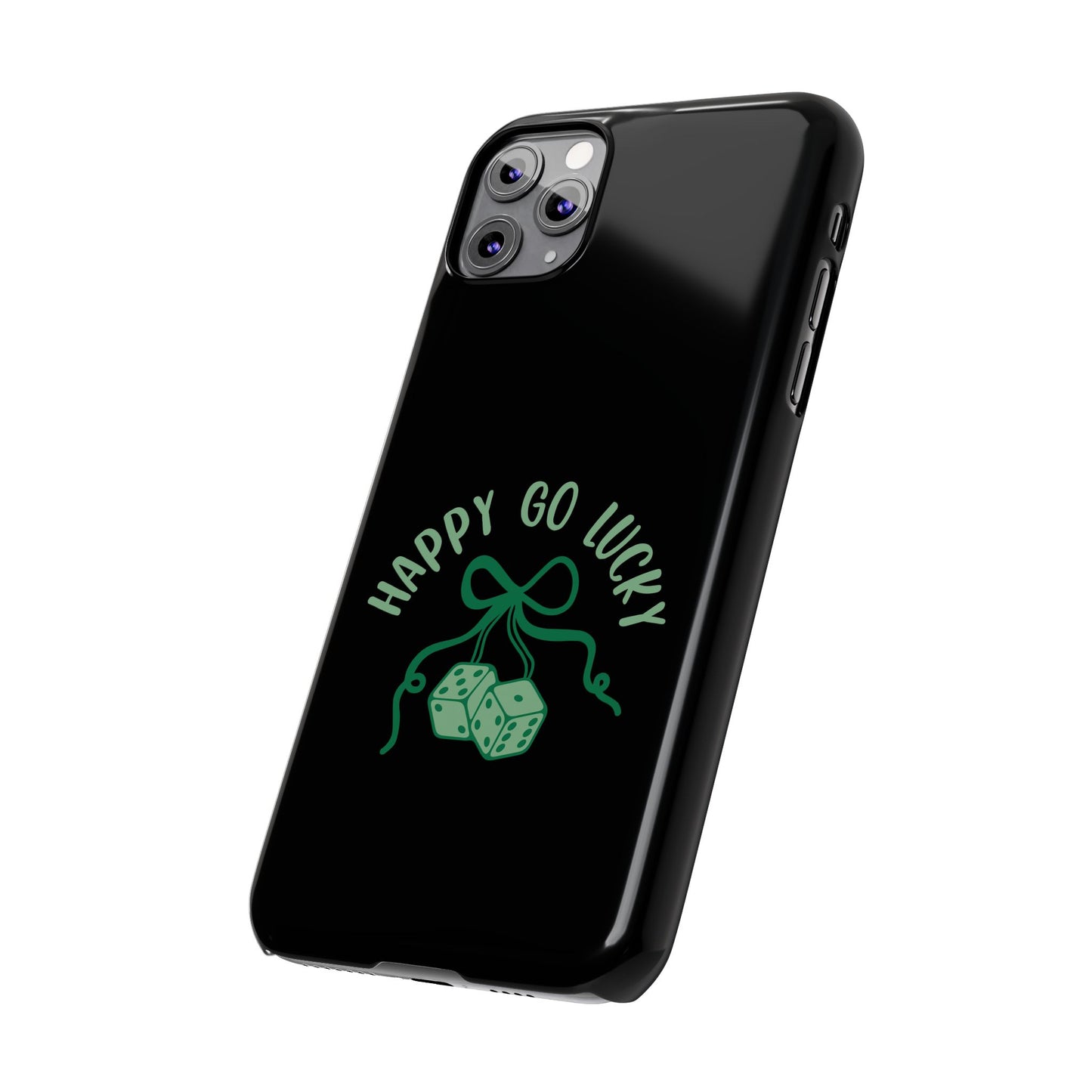Happy Go Lucky Slim Phone Cases