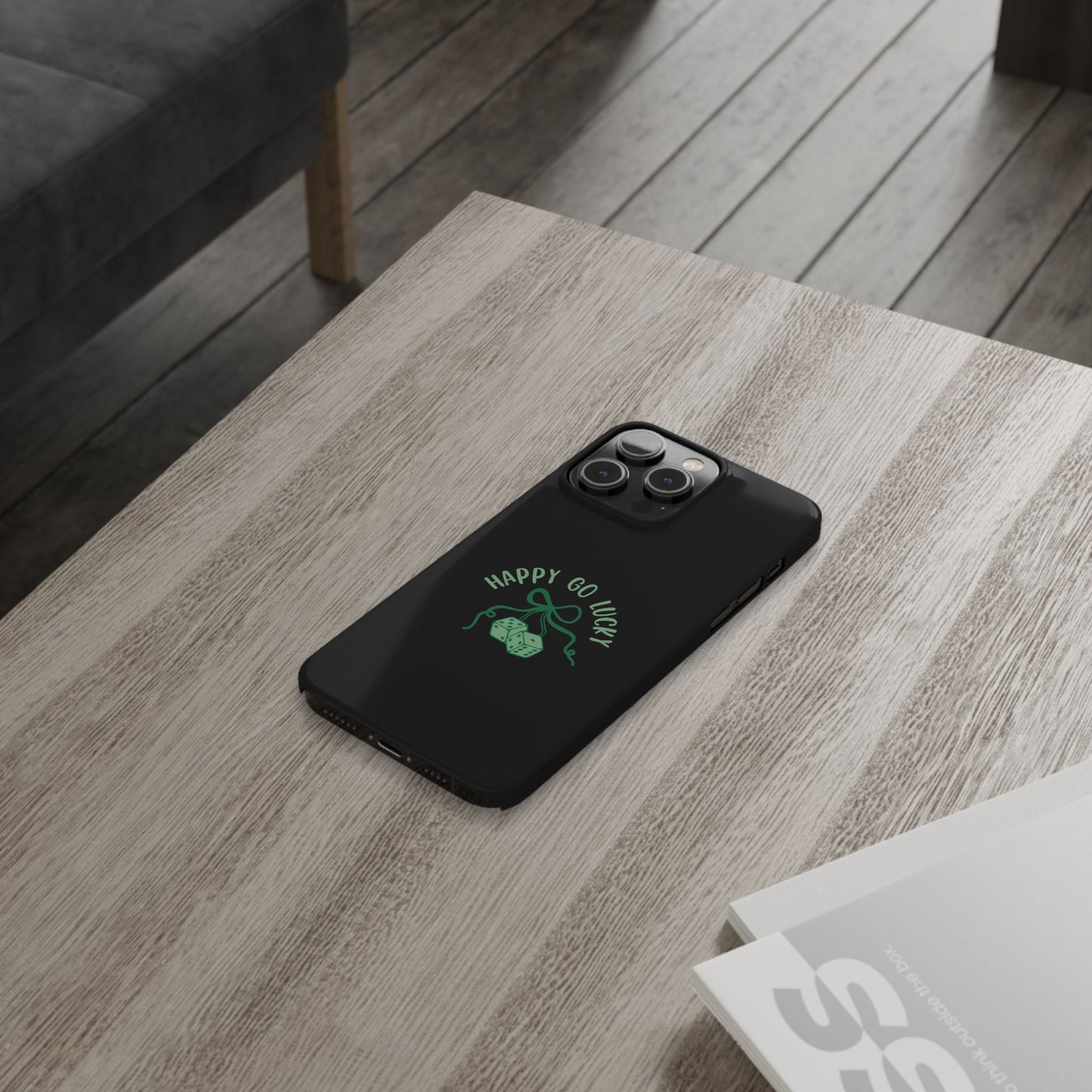 Happy Go Lucky Slim Phone Cases