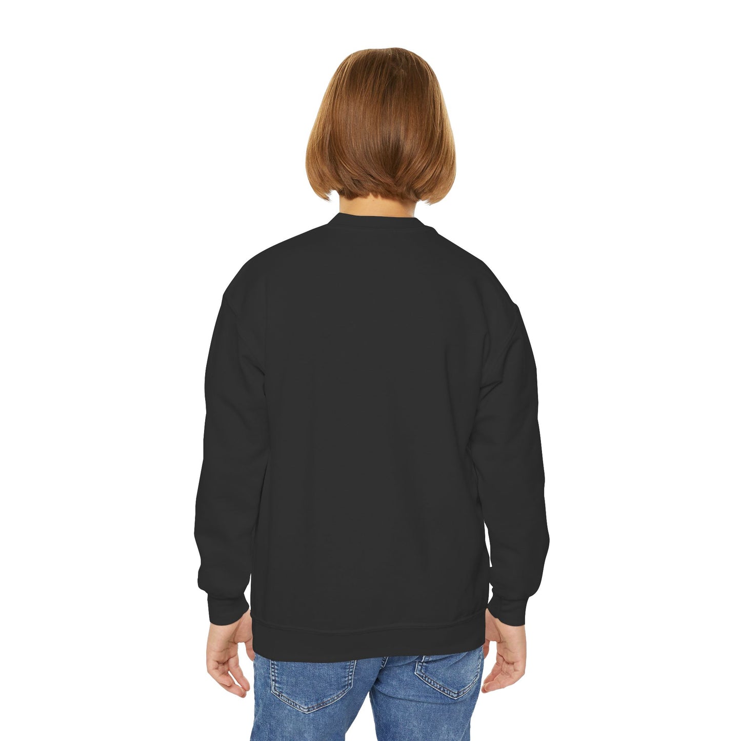 Lucky Clover Youth Crewneck Sweatshirt | St. Patrick's Day, Irish Pride, Casual Wear, Gift for Kids, Unisex Sweatshirt