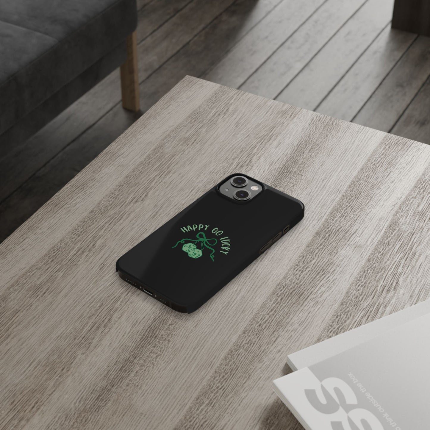Happy Go Lucky Slim Phone Cases