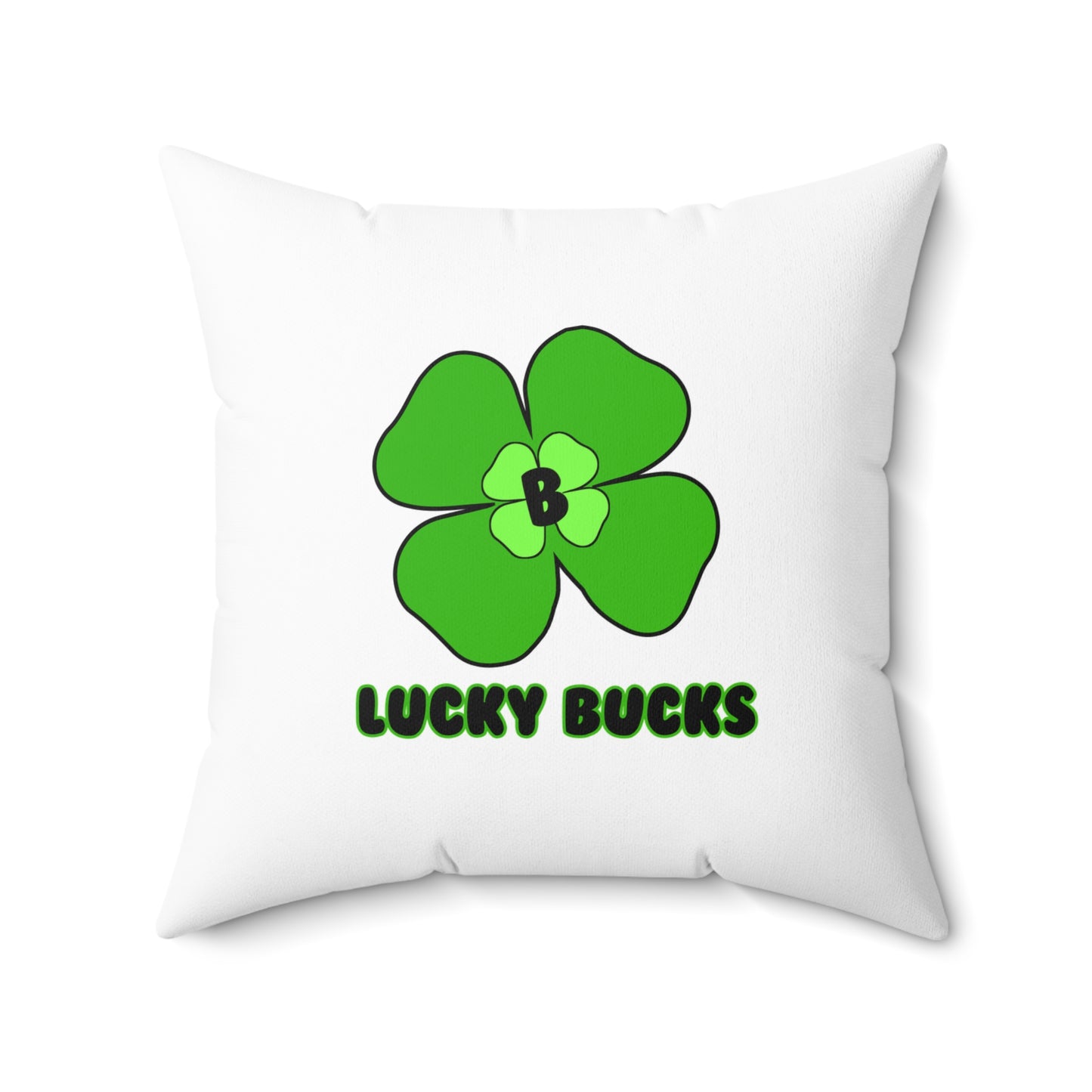 Lucky Baaz Spun Polyester Square Pillow