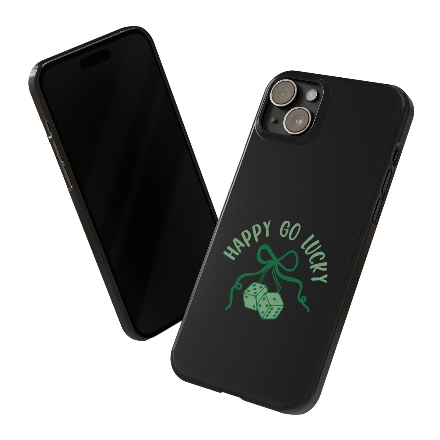 Happy Go Lucky Slim Phone Cases