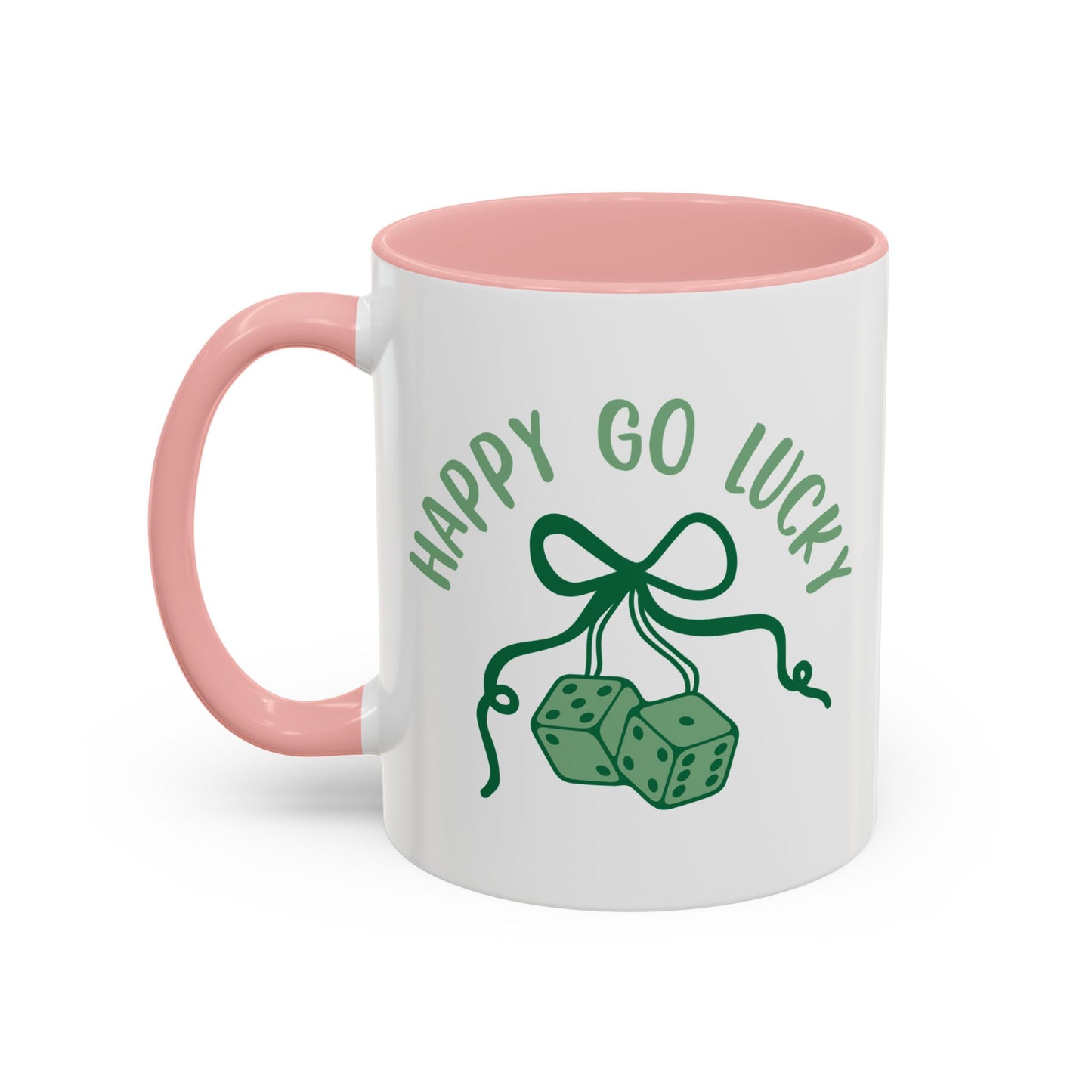 Happy Go Lucky Accent Coffee Mug