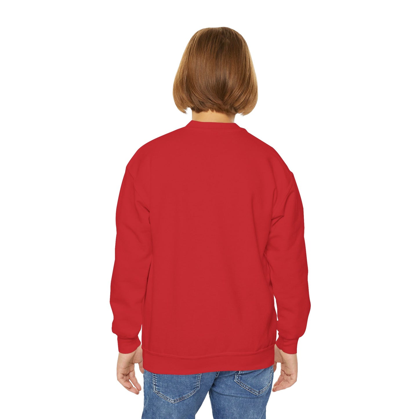 Lucky Clover Youth Crewneck Sweatshirt | St. Patrick's Day, Irish Pride, Casual Wear, Gift for Kids, Unisex Sweatshirt