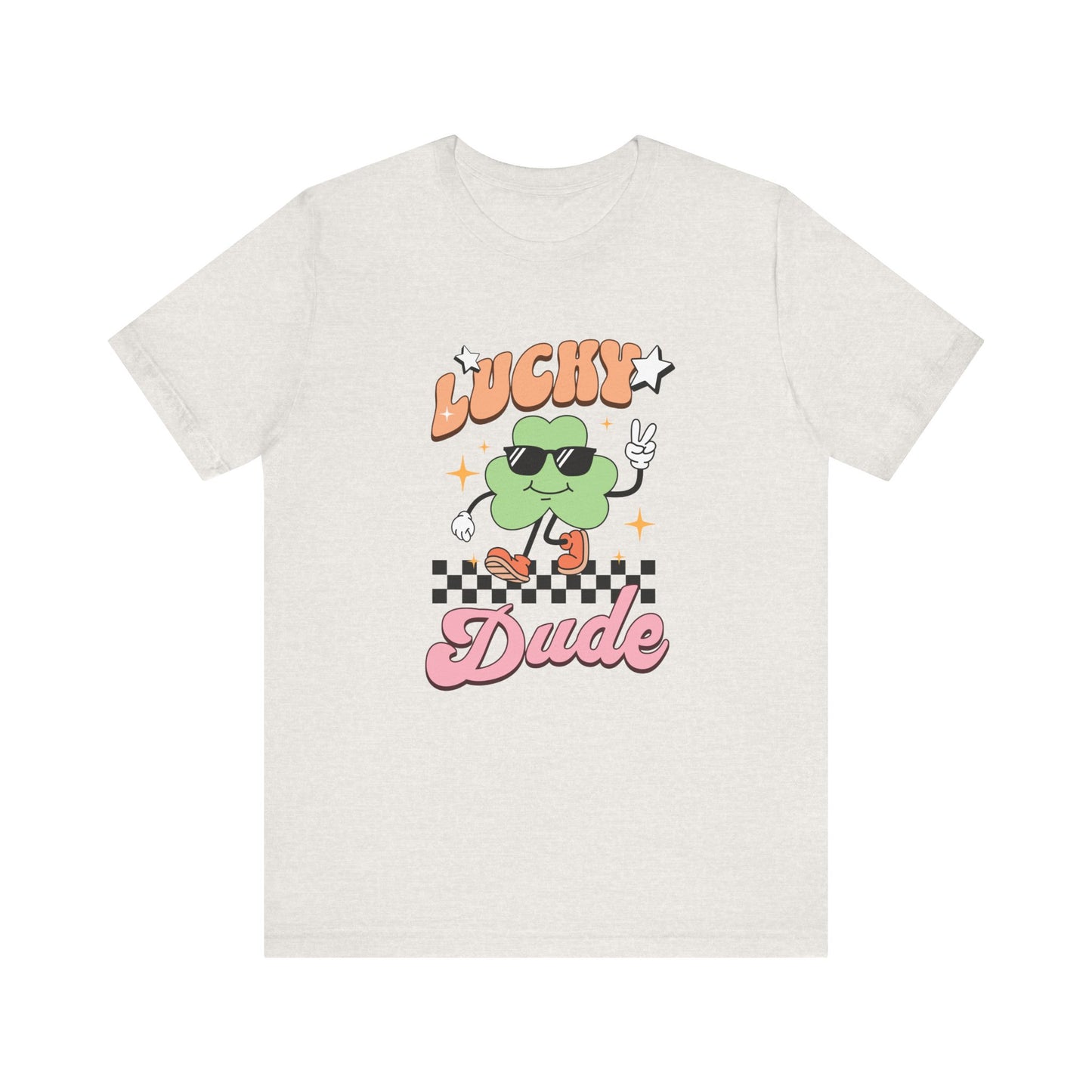 Lucky Dad Unisex Jersey Short Sleeve Tee
