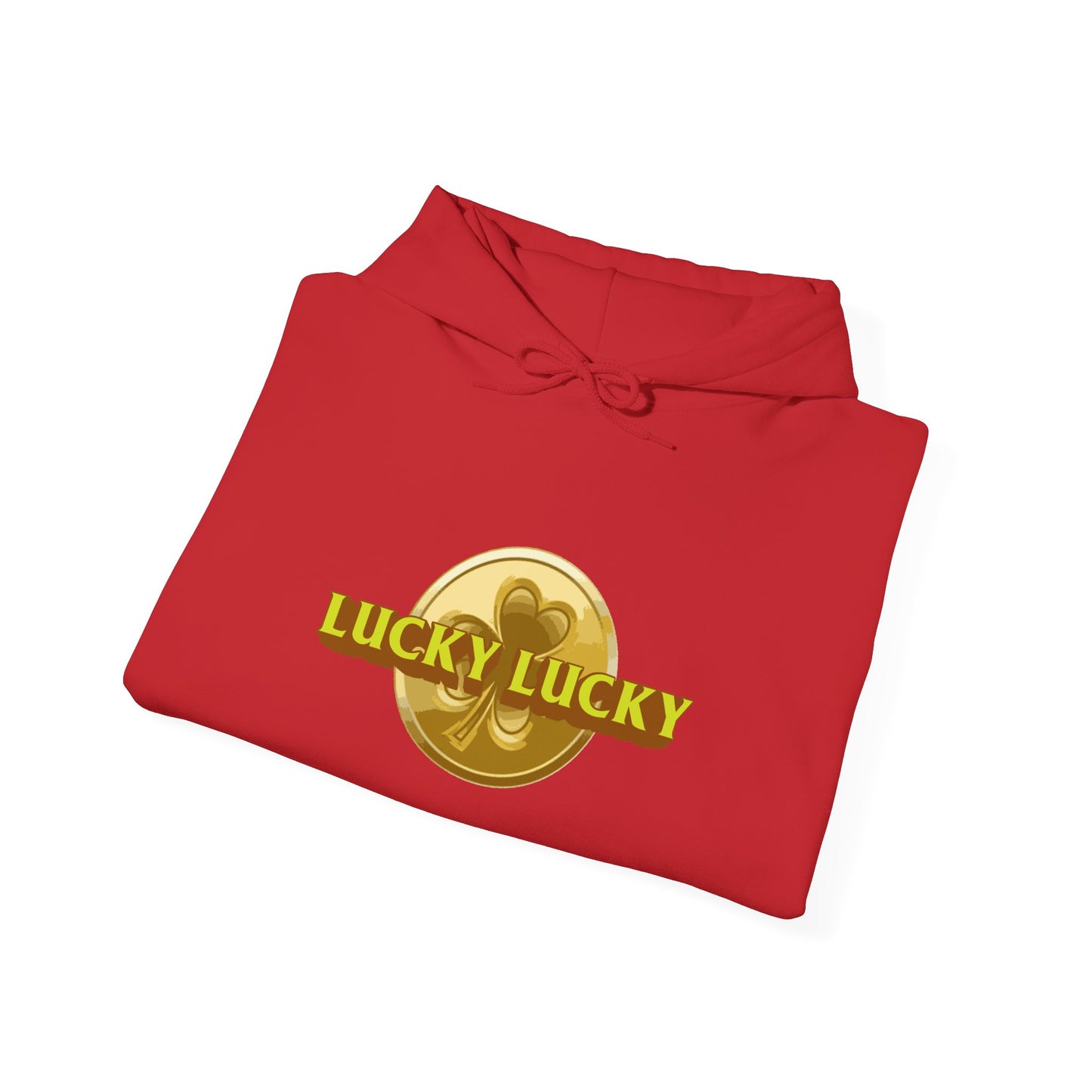 Lucky Lucky Unisex Heavy Blend™ Hooded Sweatshirt - Perfect for Cozy Celebrations