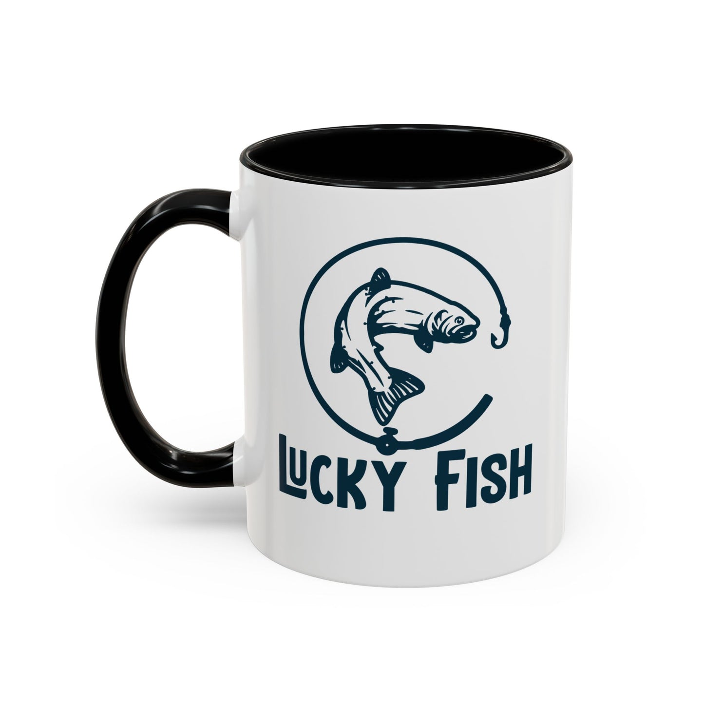Lucky Fish Accent Coffee Mug