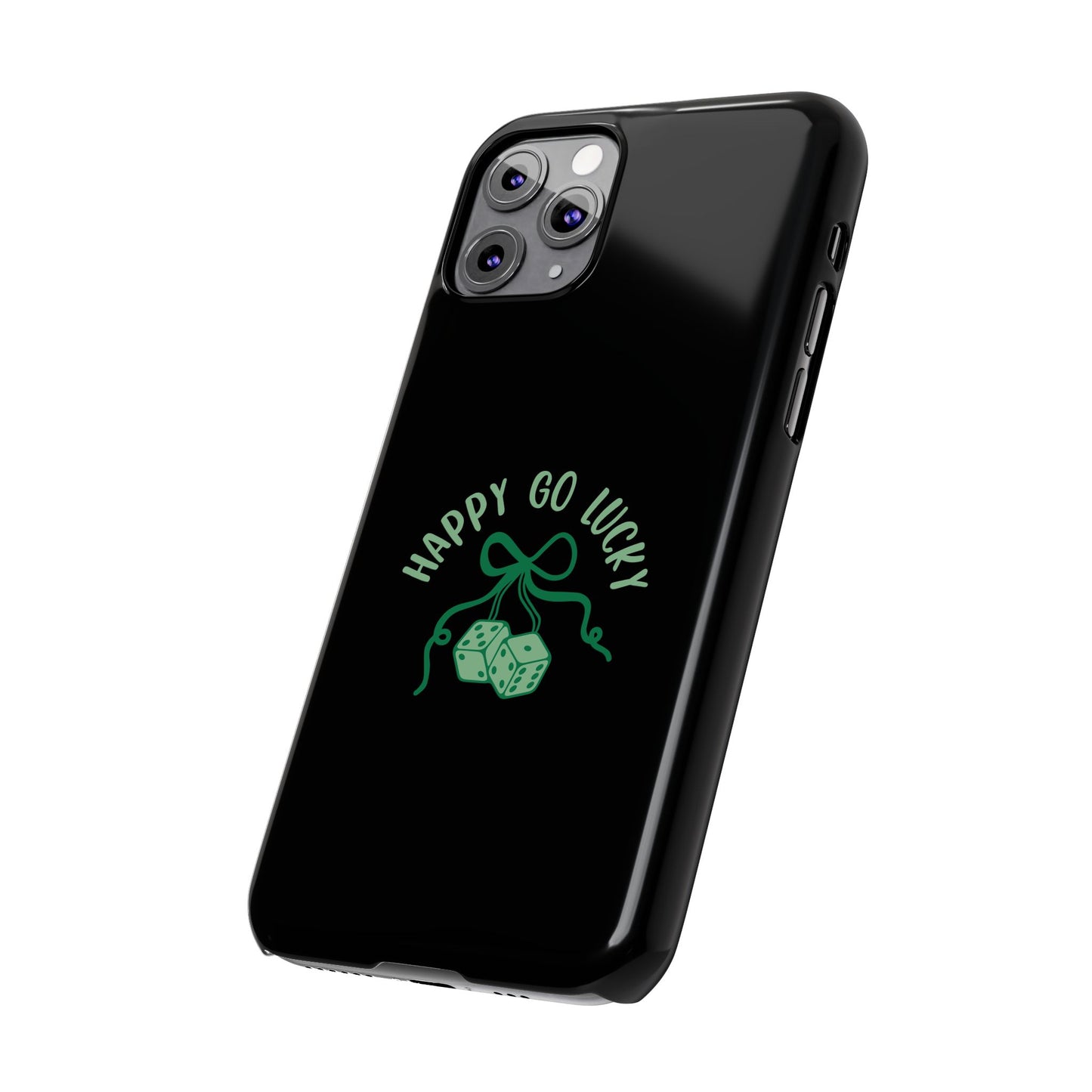 Happy Go Lucky Slim Phone Cases
