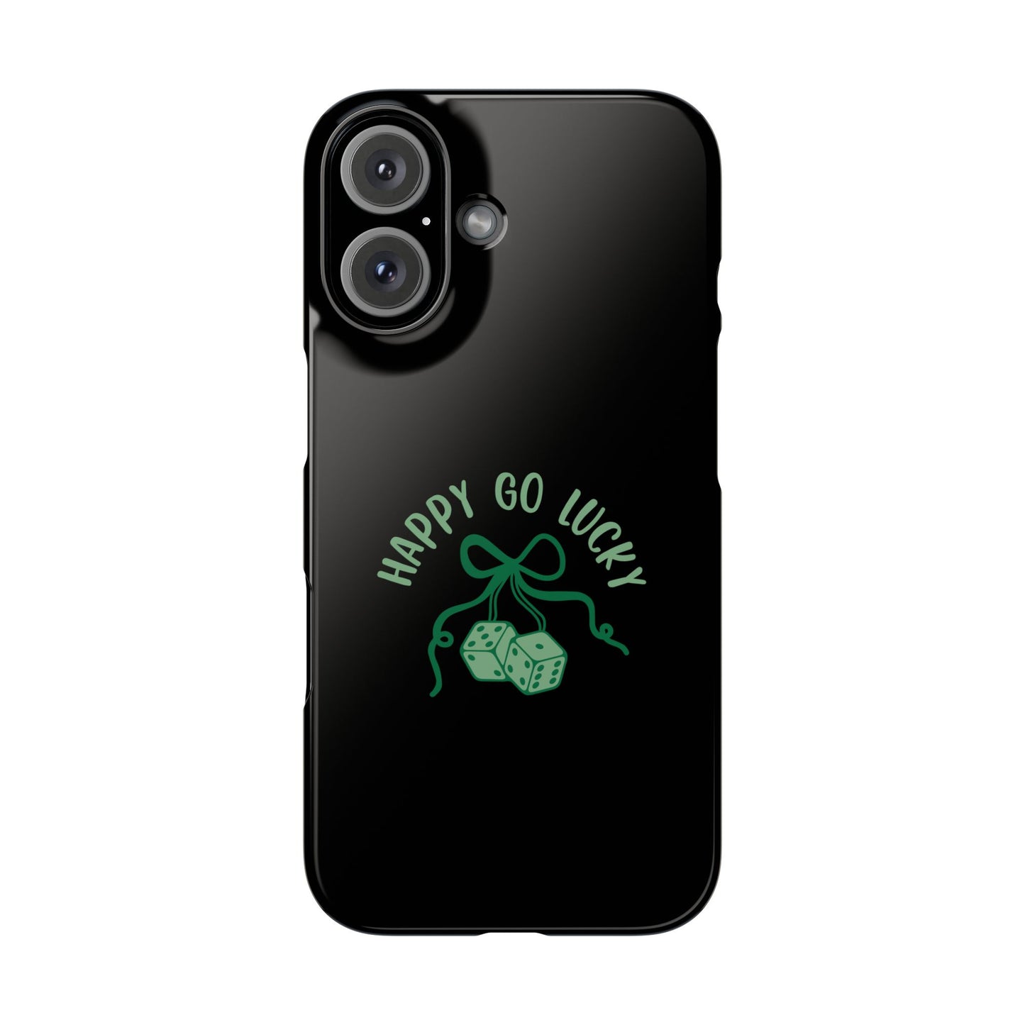 Happy Go Lucky Slim Phone Cases