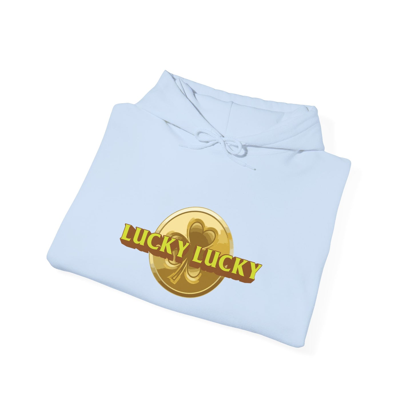 Lucky Lucky Unisex Heavy Blend™ Hooded Sweatshirt - Perfect for Cozy Celebrations