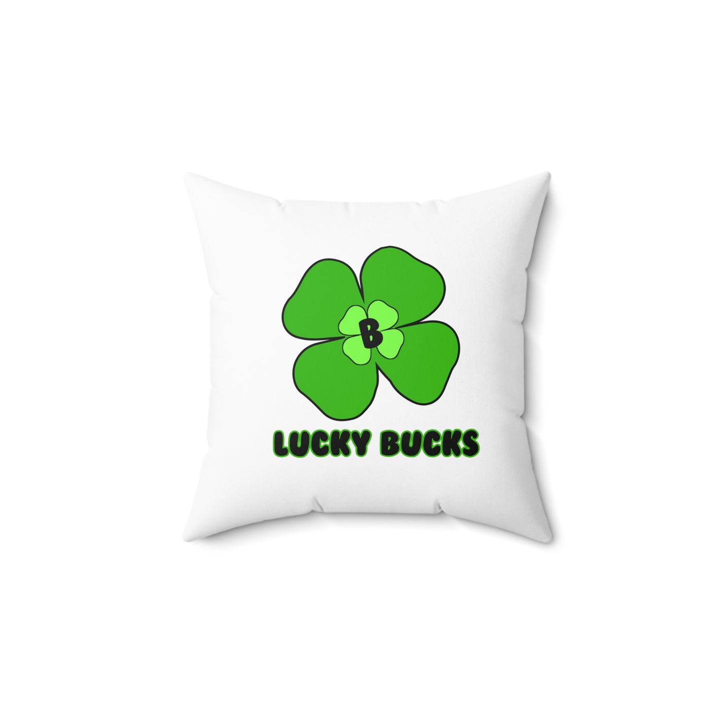 Lucky Baaz Spun Polyester Square Pillow