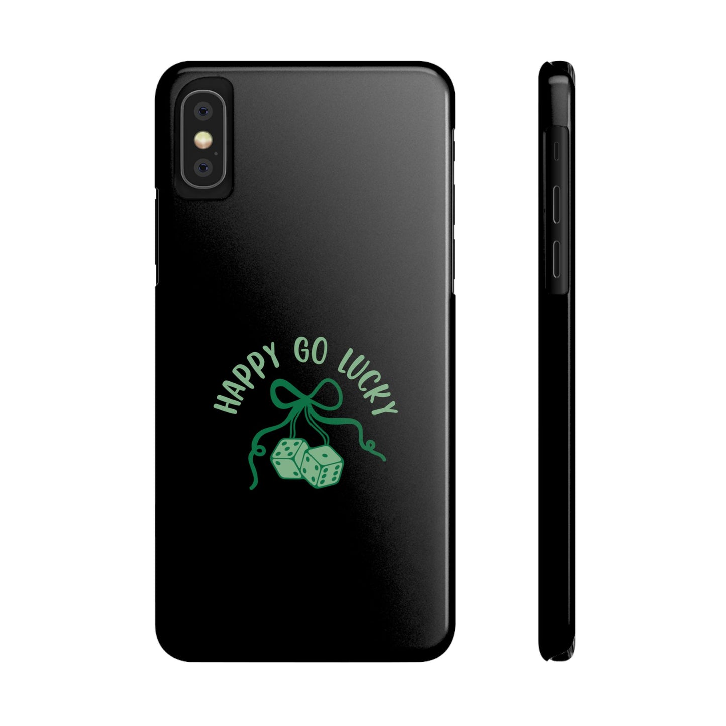 Happy Go Lucky Slim Phone Cases