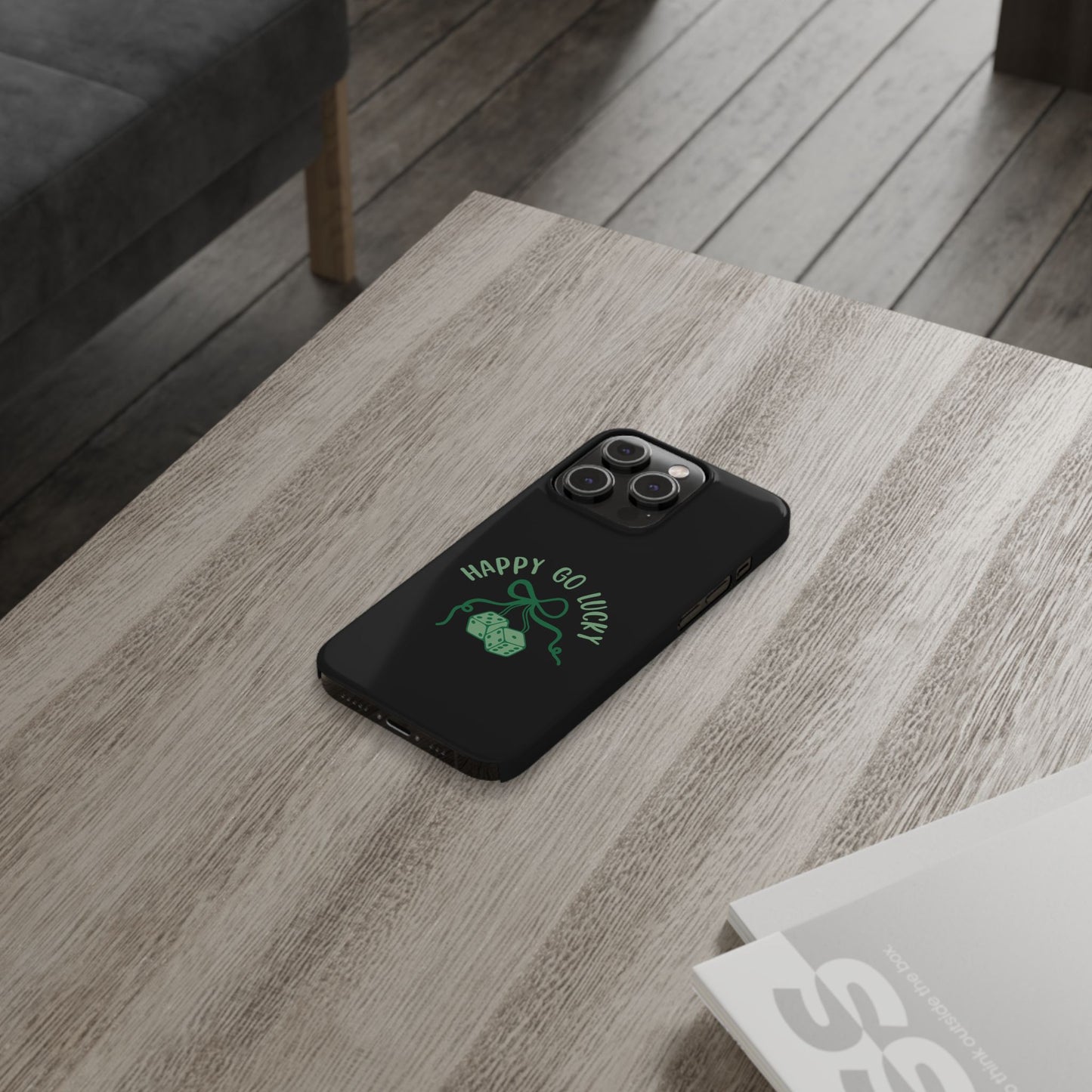 Happy Go Lucky Slim Phone Cases