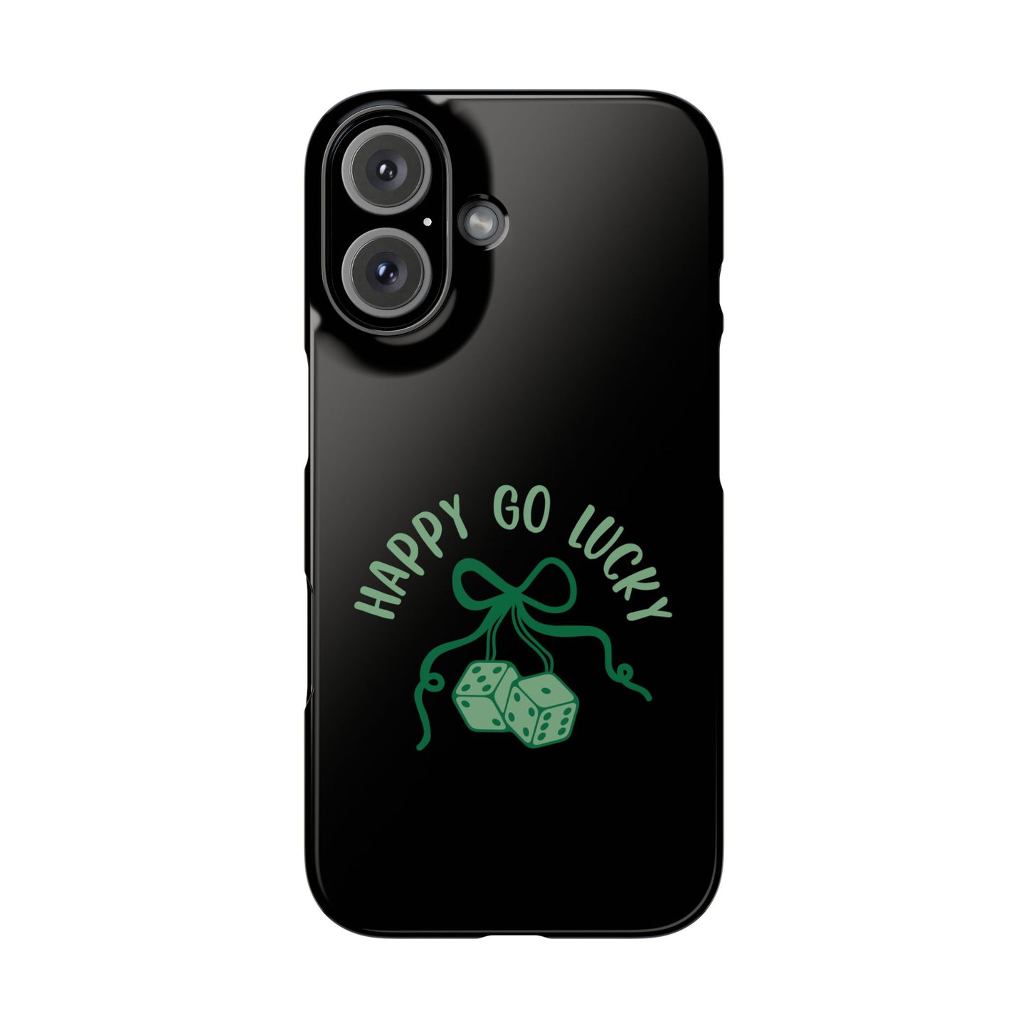 Happy Go Lucky Slim Phone Cases