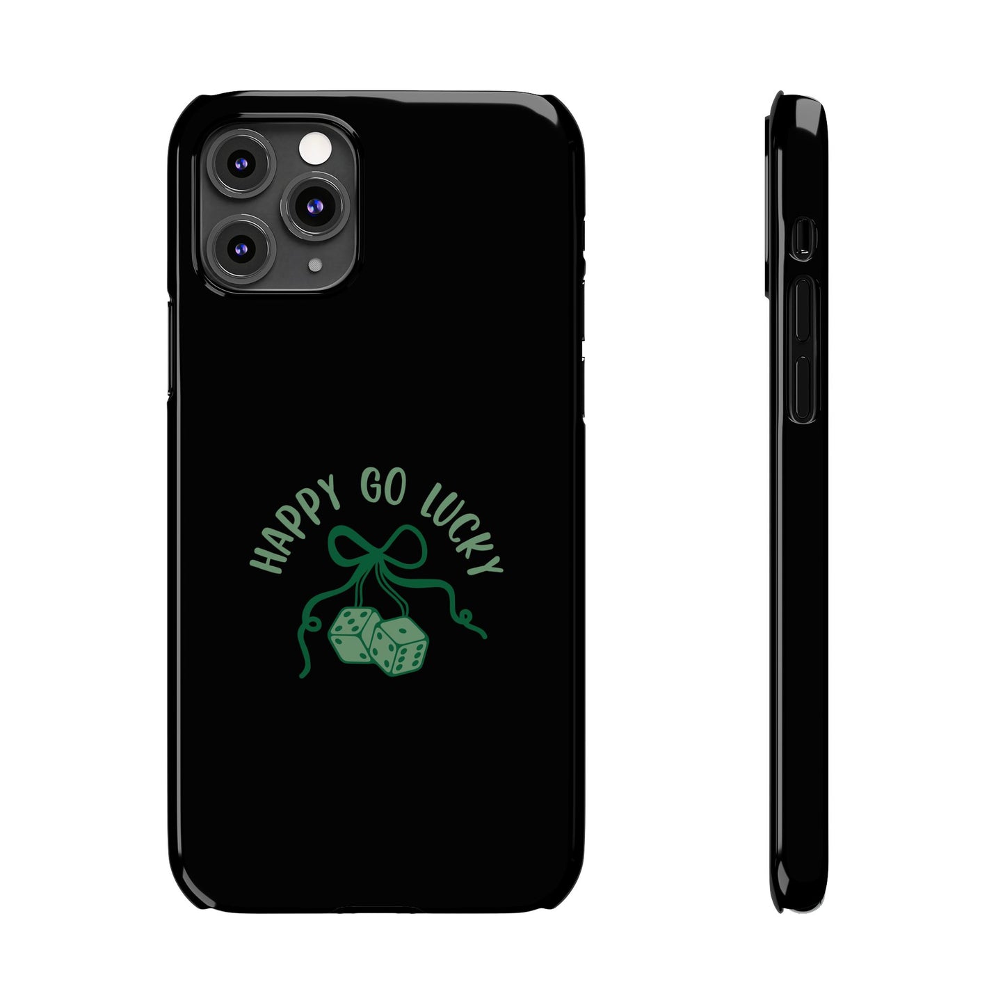 Happy Go Lucky Slim Phone Cases