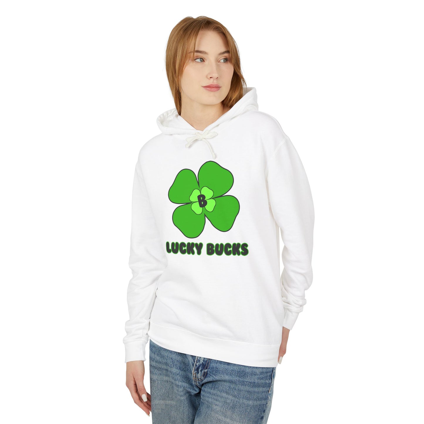 Lucky Bucks Unisex Lightweight Hooded Sweatshirt