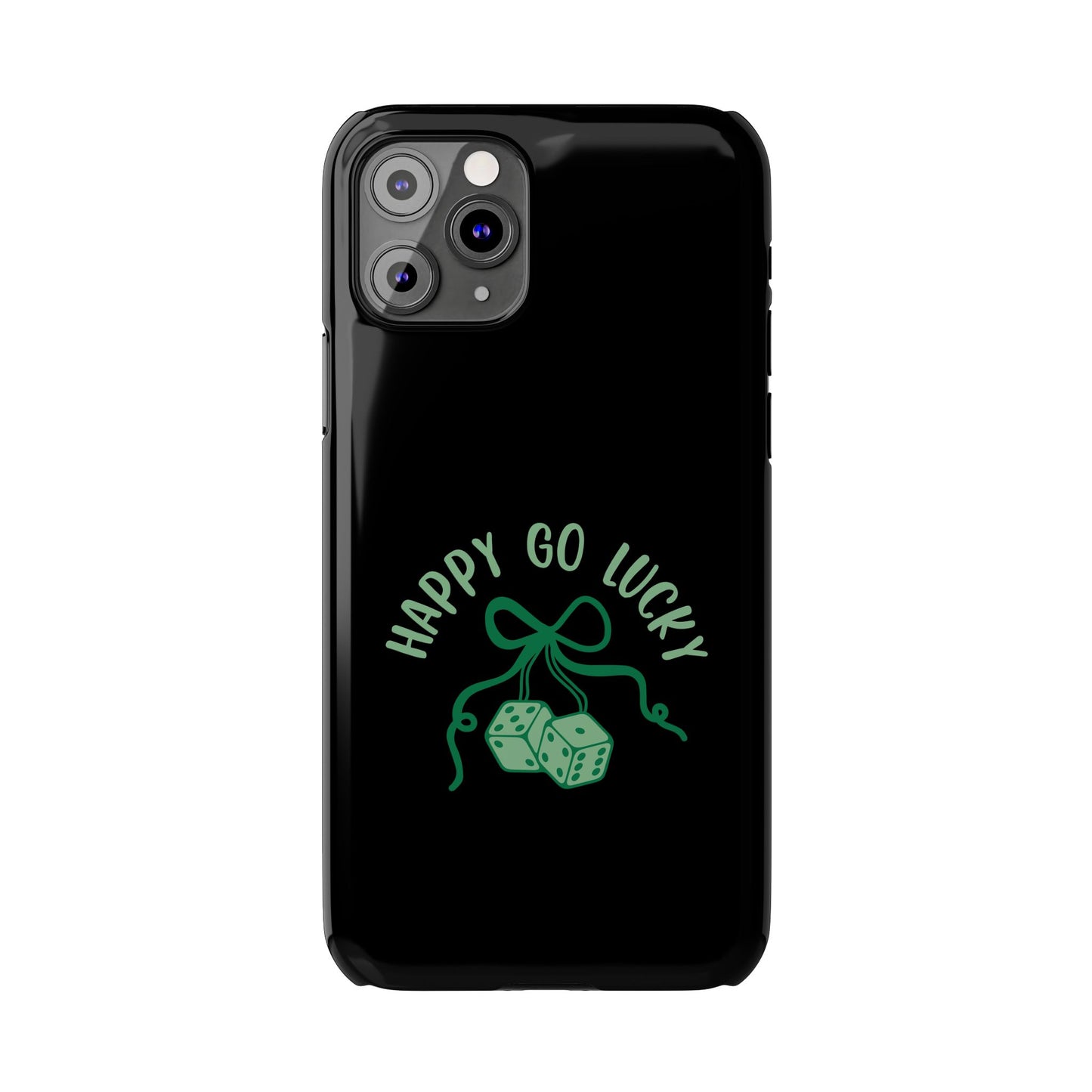 Happy Go Lucky Slim Phone Cases