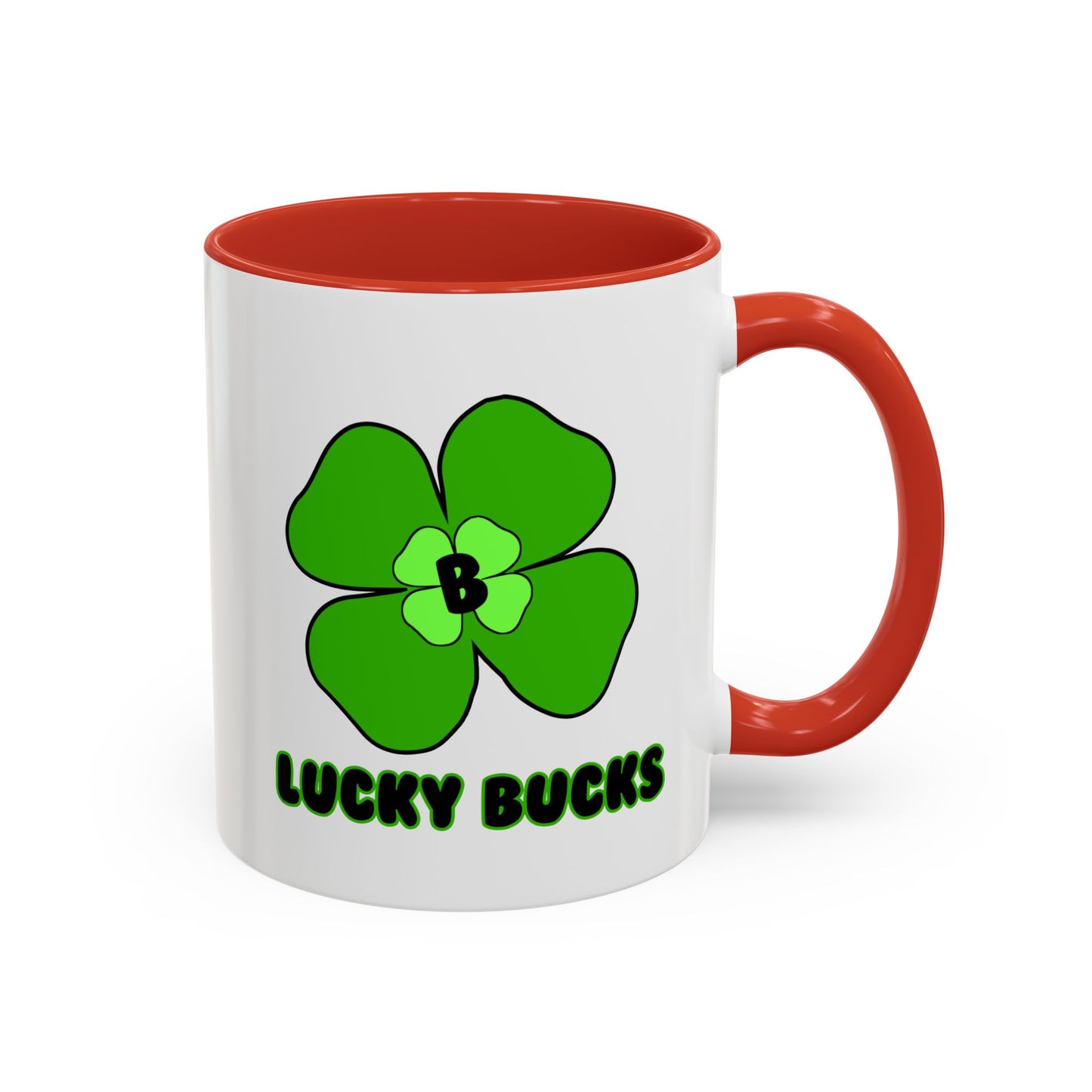 Lucky Bucks Accent Coffee Mug