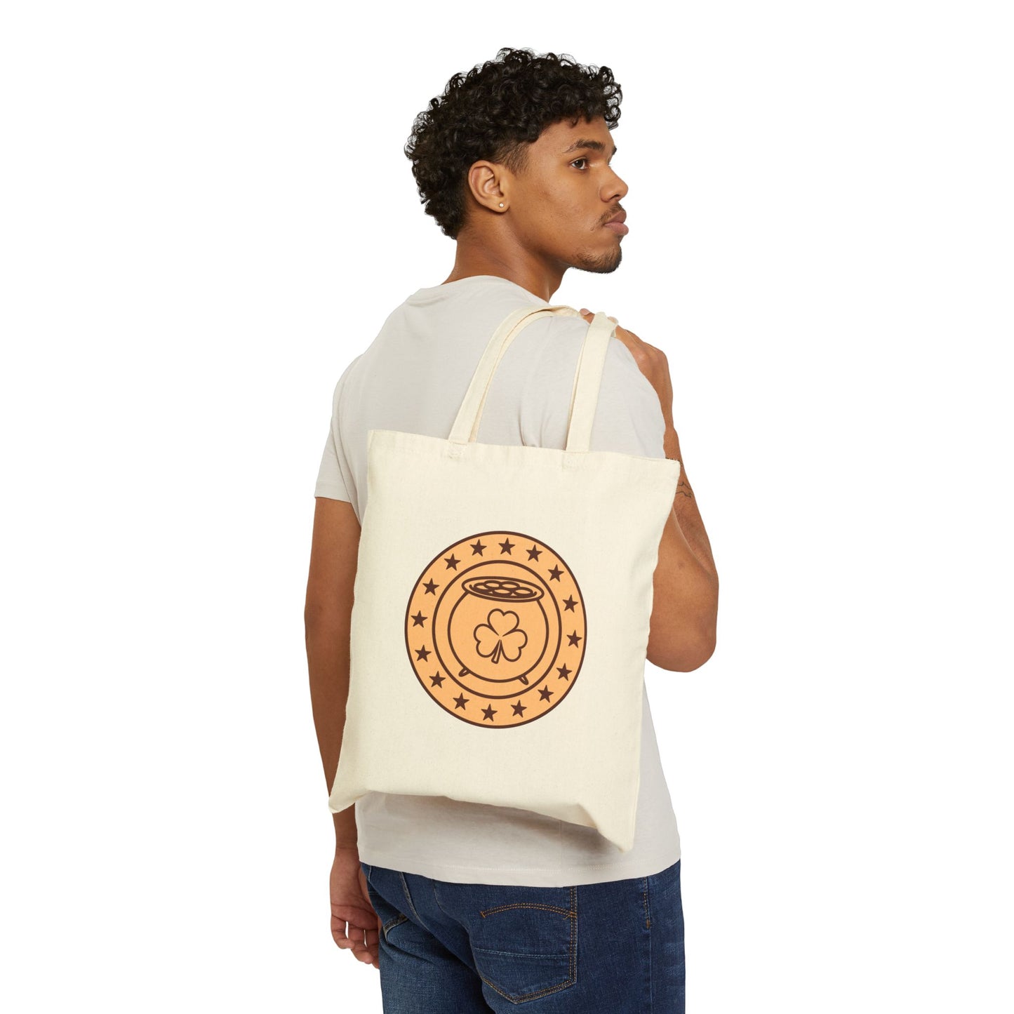 Lucky Mama Cotton Canvas Tote Bag