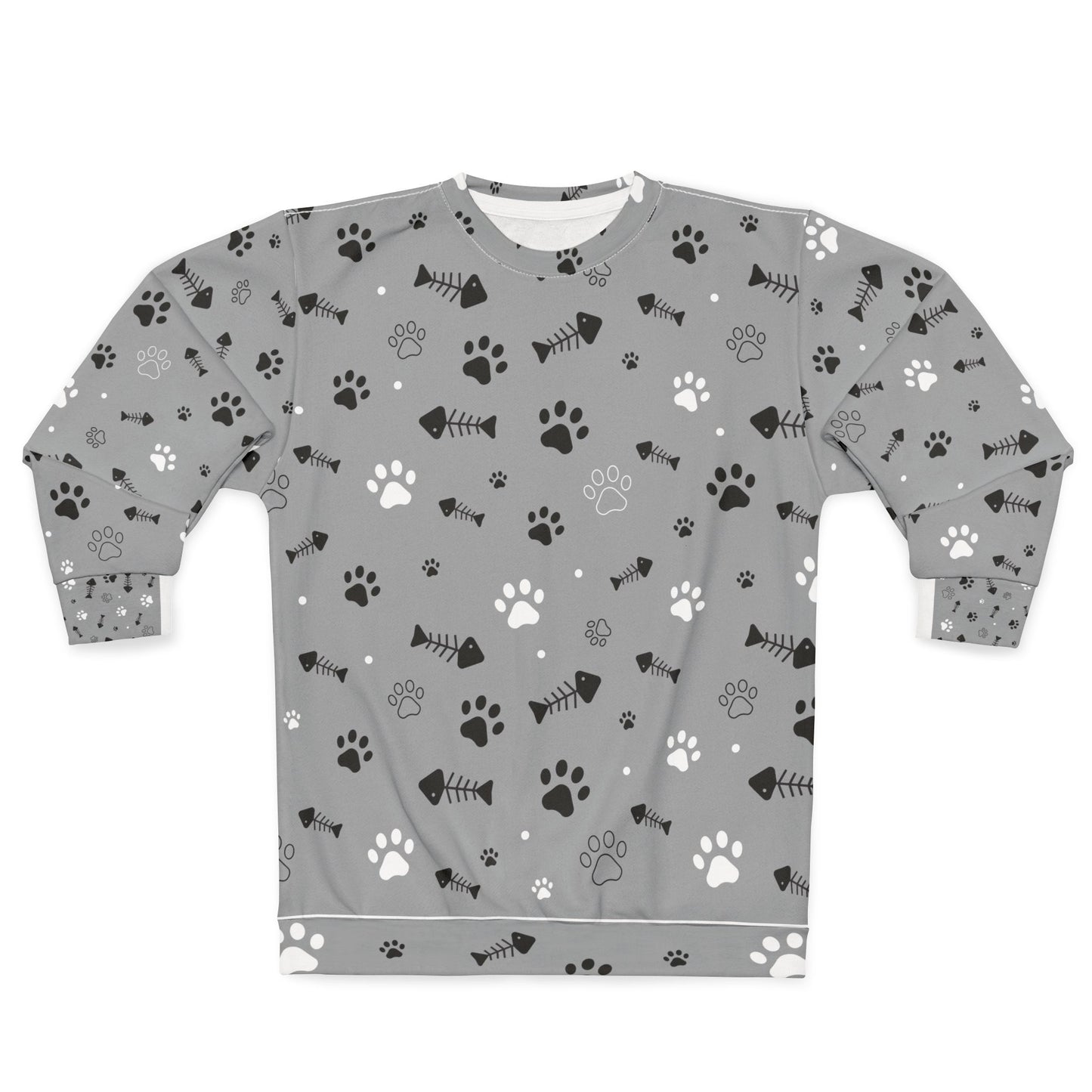 Paw Print Unisex Sweatshirt - Cozy Animal Lover Gift