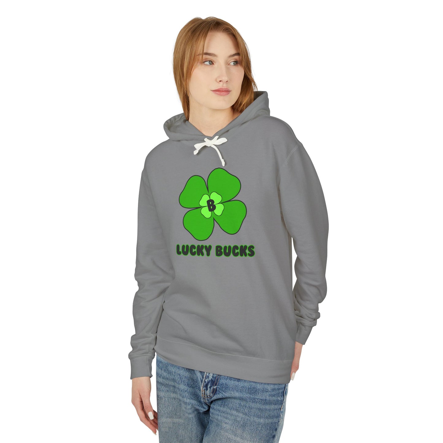 Lucky Bucks Unisex Lightweight Hooded Sweatshirt