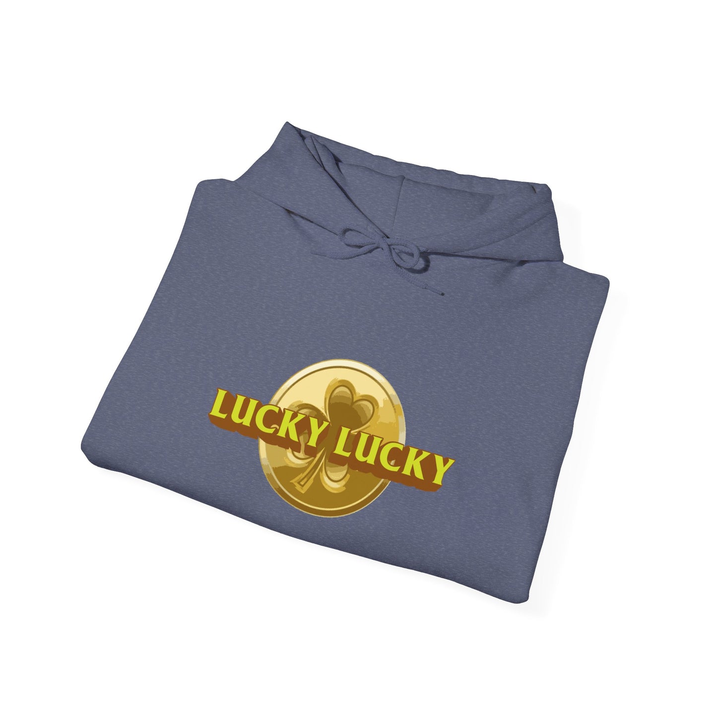 Lucky Lucky Unisex Heavy Blend™ Hooded Sweatshirt - Perfect for Cozy Celebrations