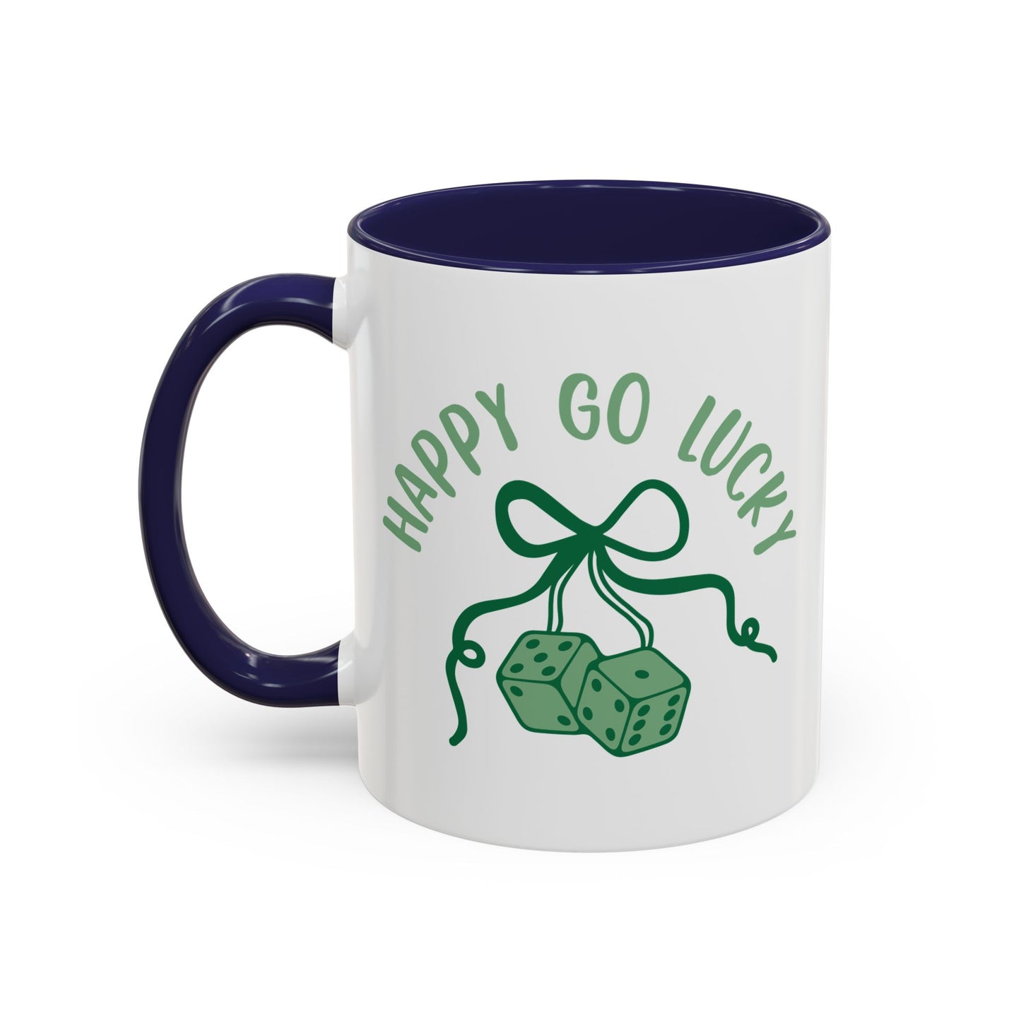 Happy Go Lucky Accent Coffee Mug