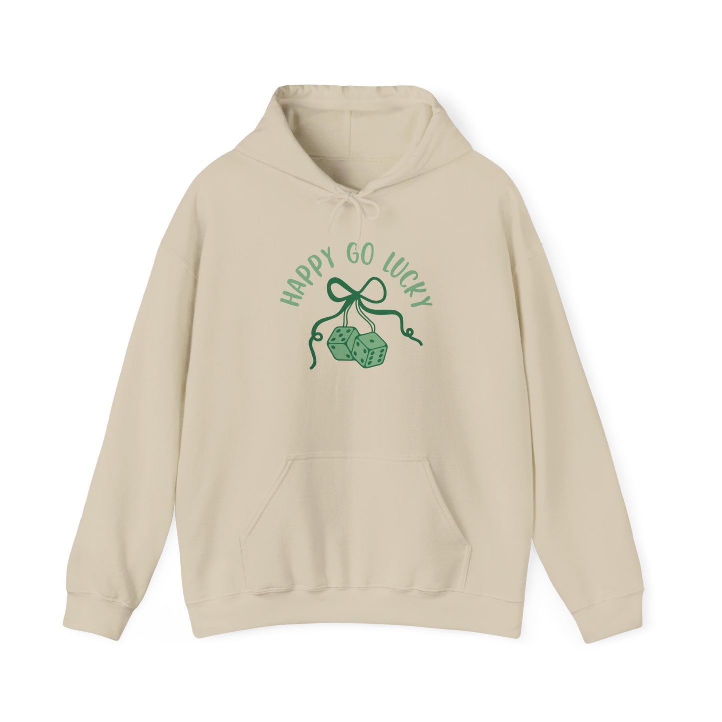 Happy Go Lucky Unisex Hooded Sweatshirt