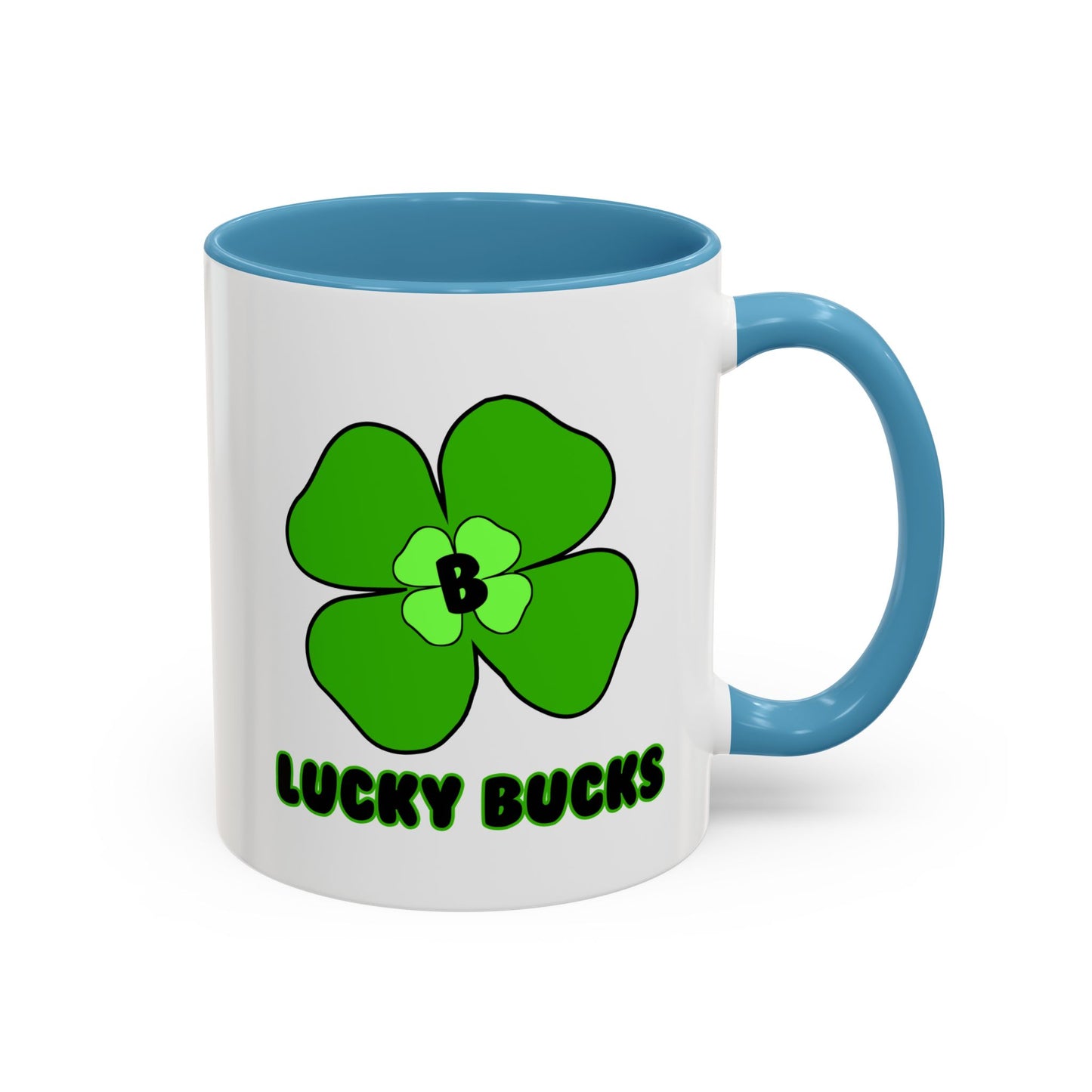 Lucky Bucks Accent Coffee Mug