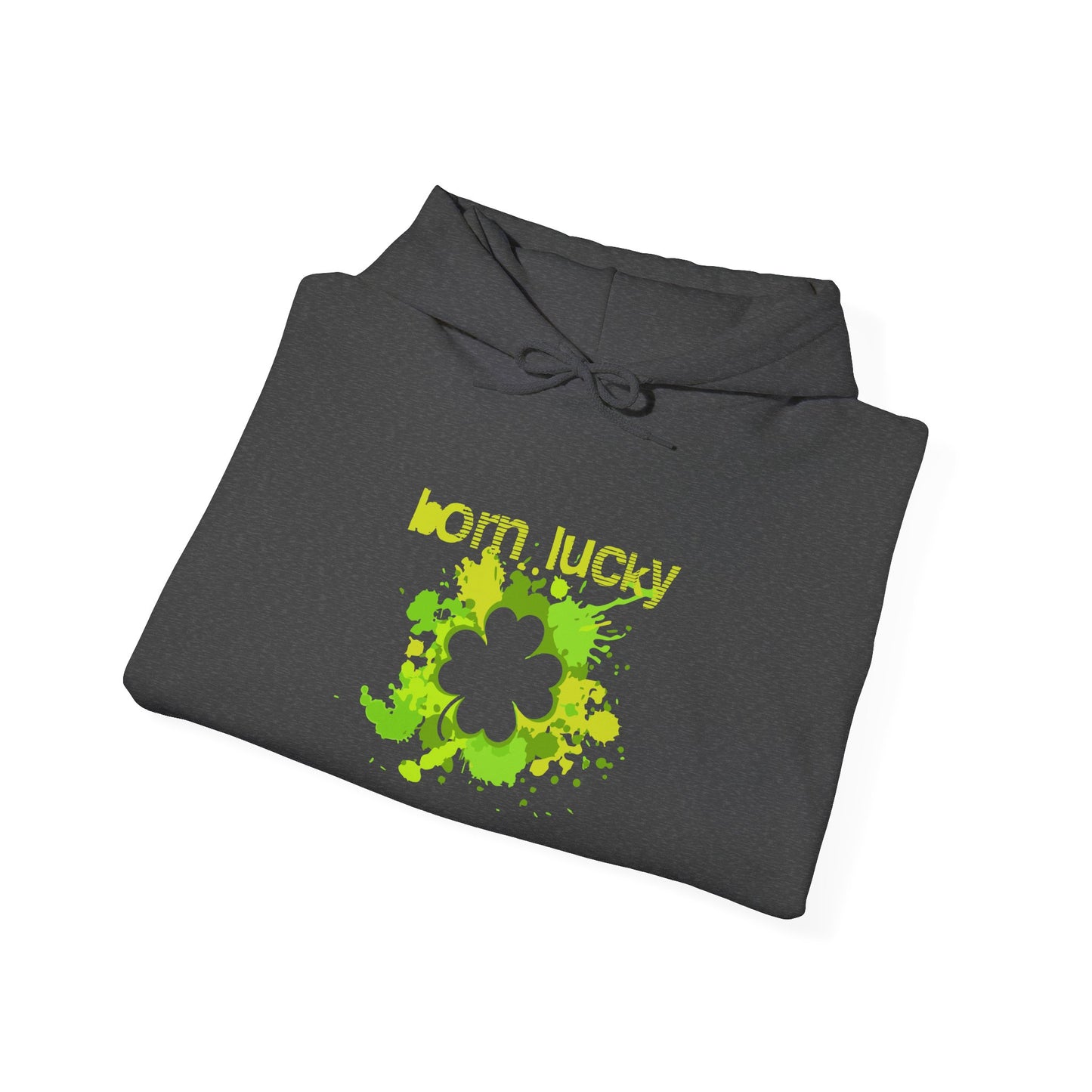 Born Lucky Unisex Heavy Blend Hoodie - St. Patrick's Day Sweatshirt