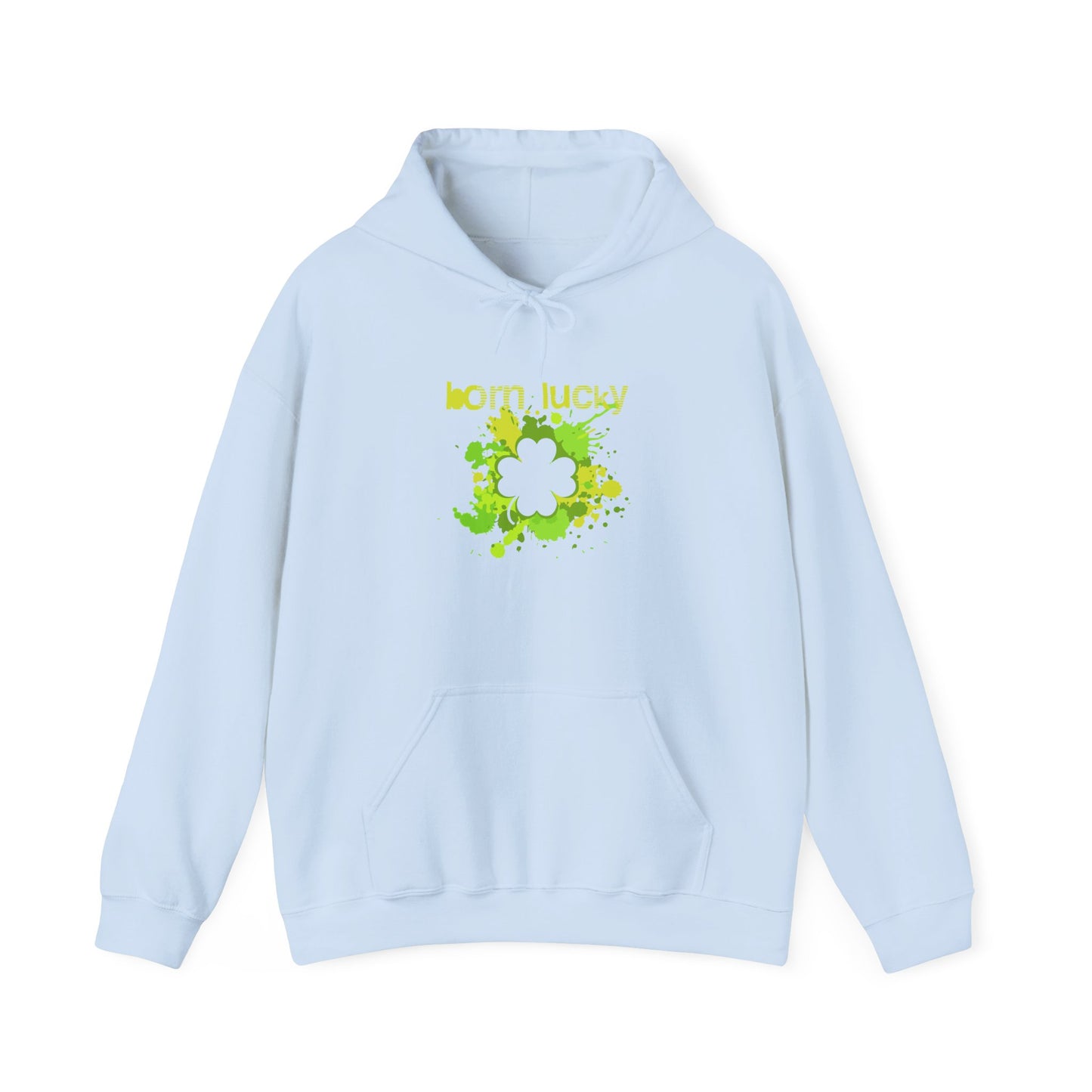 Born Lucky Unisex Heavy Blend Hoodie - St. Patrick's Day Sweatshirt