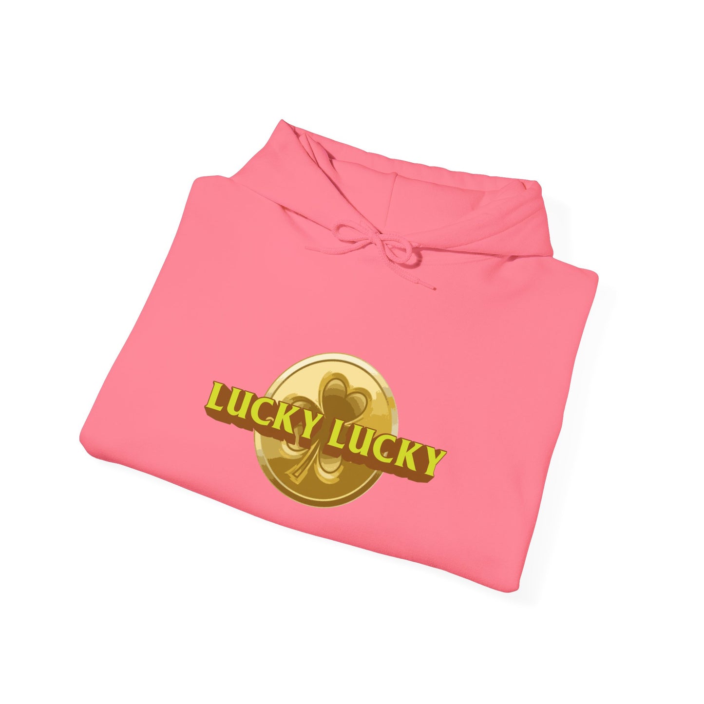 Lucky Lucky Unisex Heavy Blend™ Hooded Sweatshirt - Perfect for Cozy Celebrations