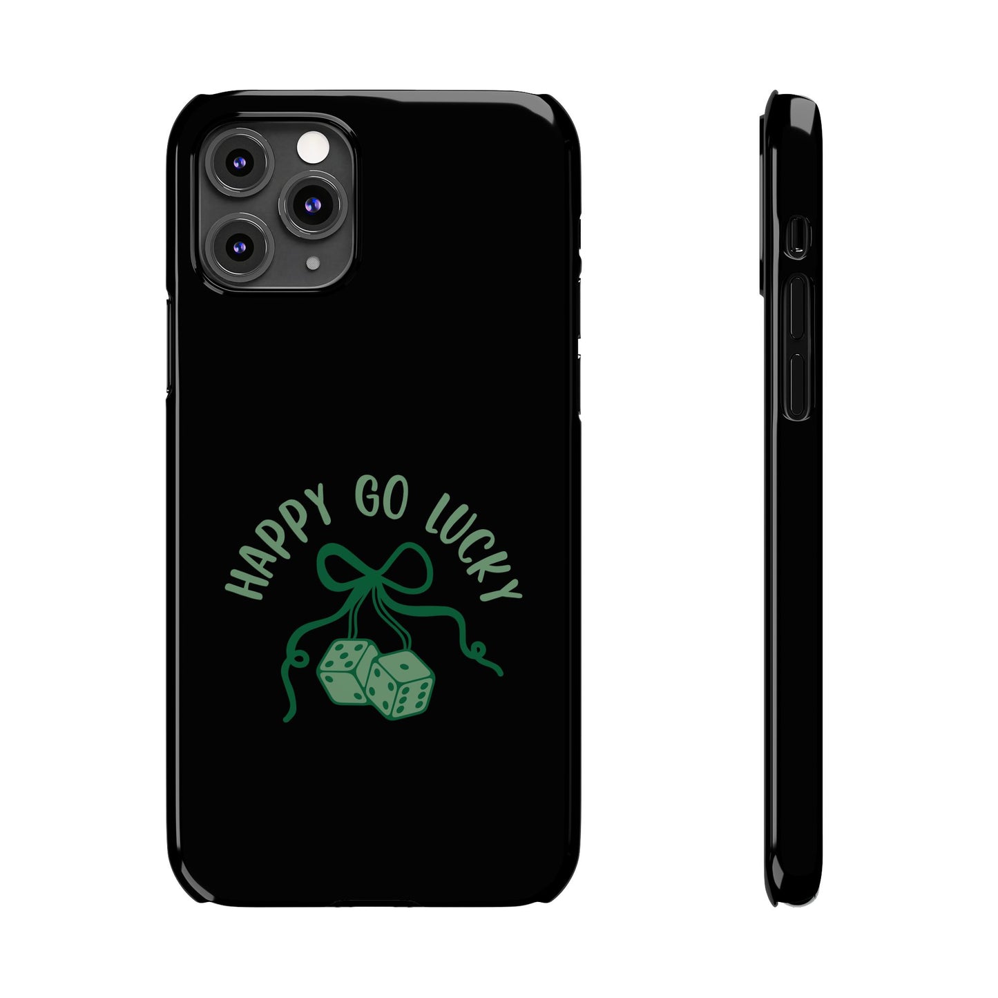 Happy Go Lucky Slim Phone Cases